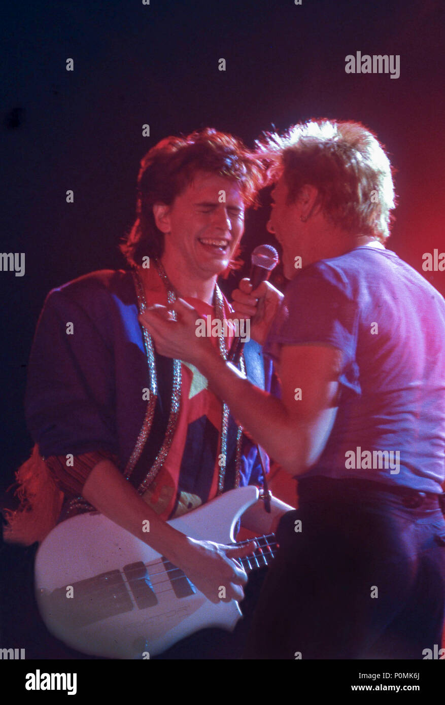 Duran Duran im Wembley Arena 1983 Stockfoto