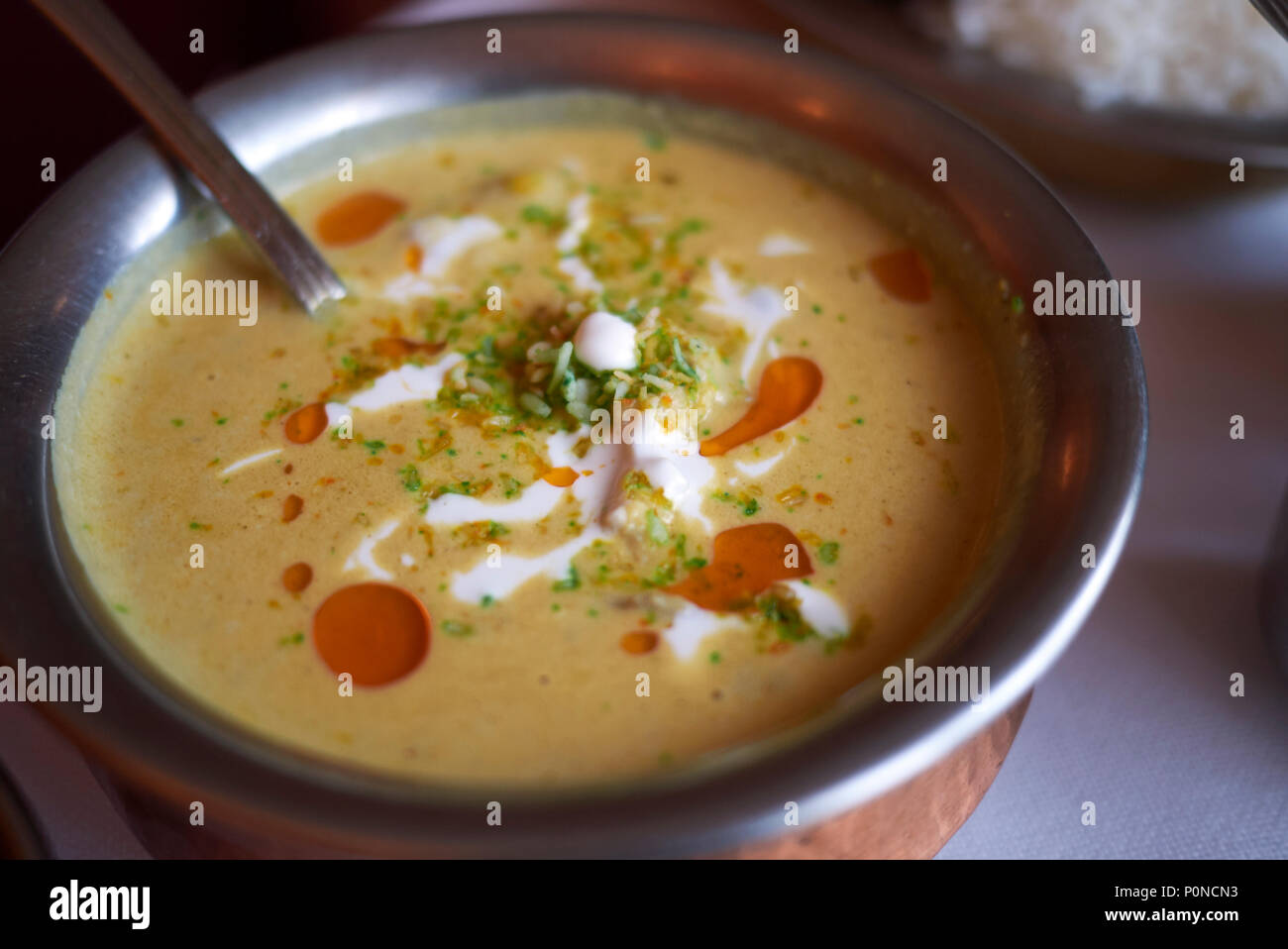 Indian Butter Chicken Stockfoto