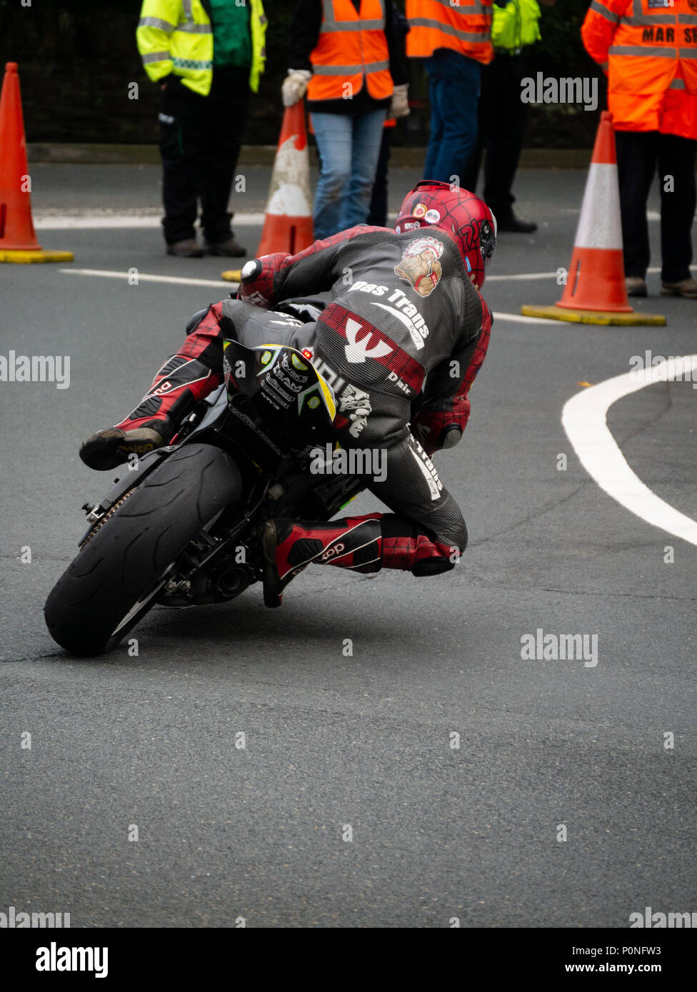 Isle of Man TT 2018. Tourist Trophy Straße Rennen, Mountain Course Stockfoto