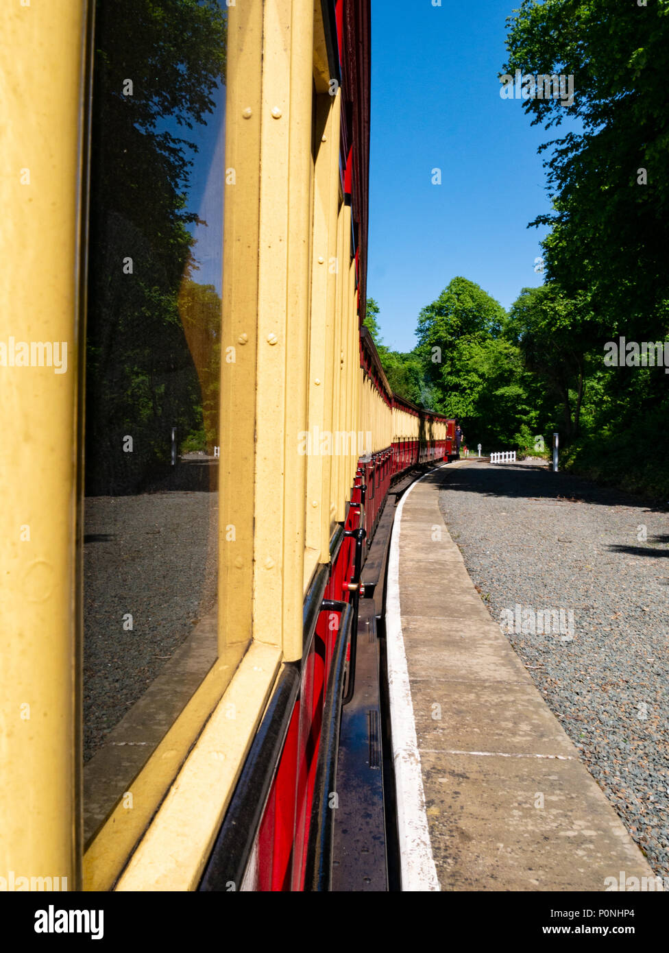 Isle of Man Steam Railway, von der Insel Man DE Stockfoto