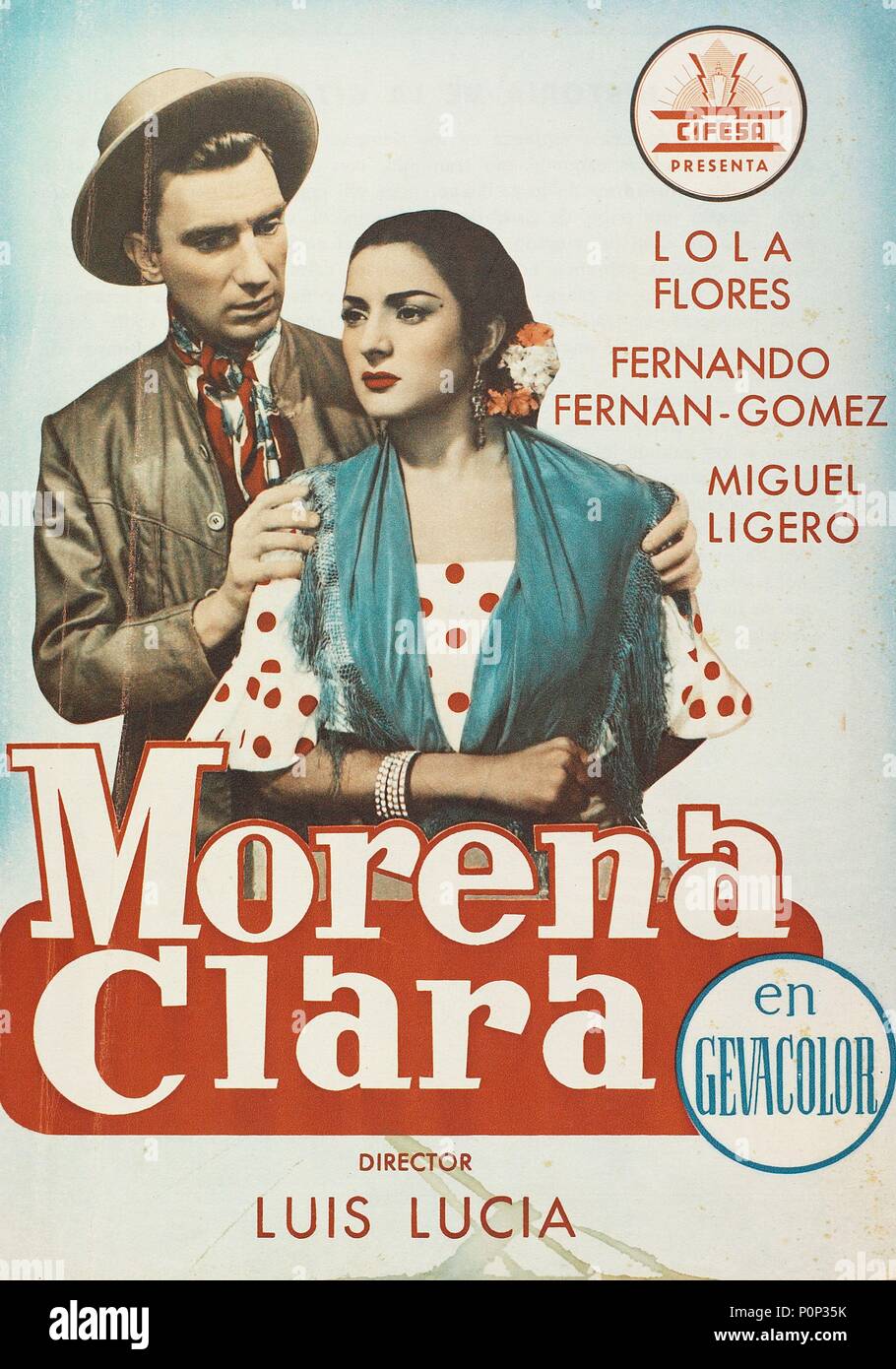 Original Film Titel: MORENA CLARA. Englischer Titel: MORENA CLARA. Regisseur: LUIS LUCIA. Jahr: 1954. Credit: BENITO PEROJO - C.E.A. /Album Stockfoto