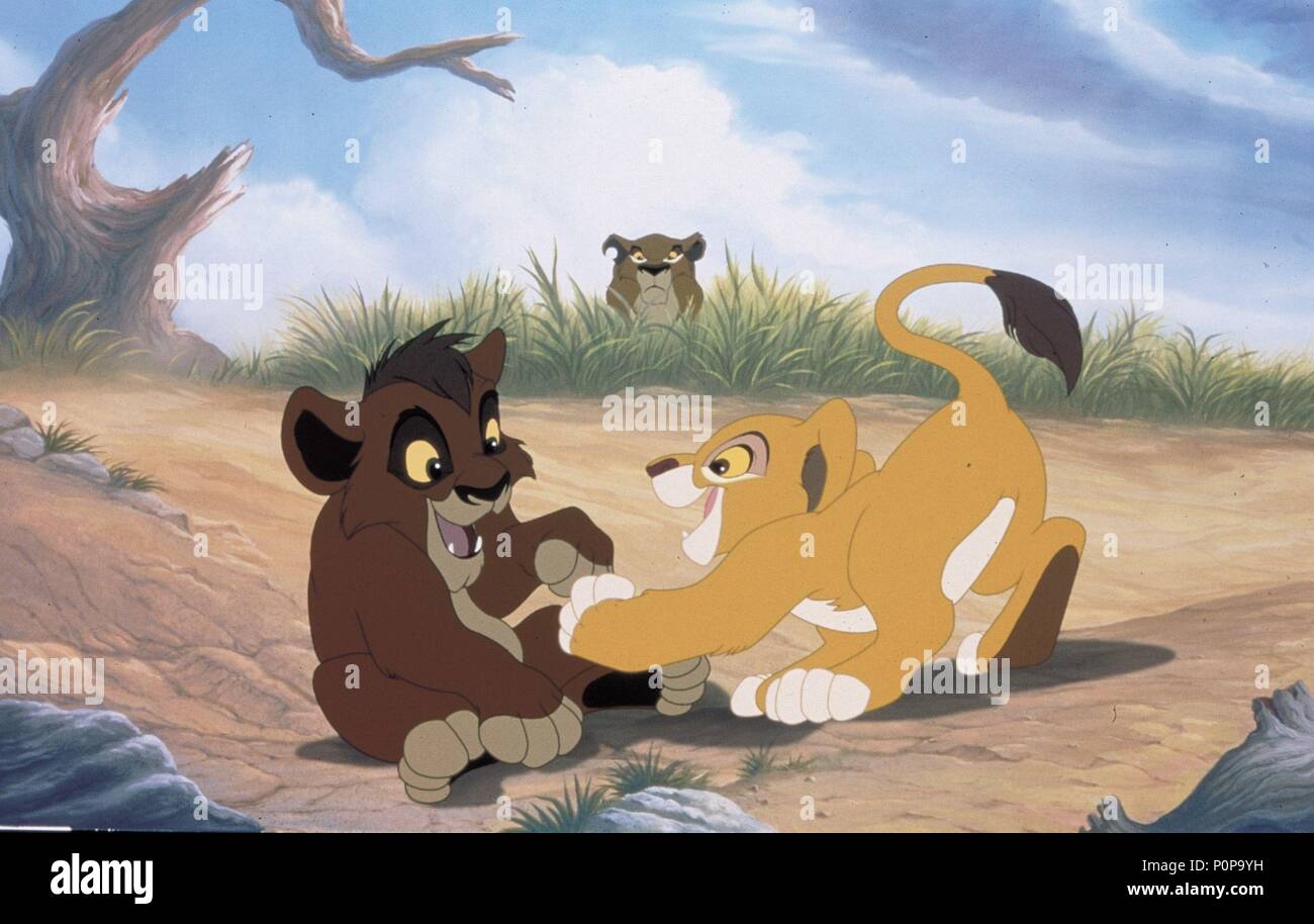Original Film Titel: THE LION KING II: SIMBA'S PRIDE. Englischer Titel: The Lion King II: SIMBA'S PRIDE. Film Regie: Darrell Rooney; ROB LADUCA. Jahr: 1998. Credit: WALT DISNEY HOME VIDEO/Album Stockfoto