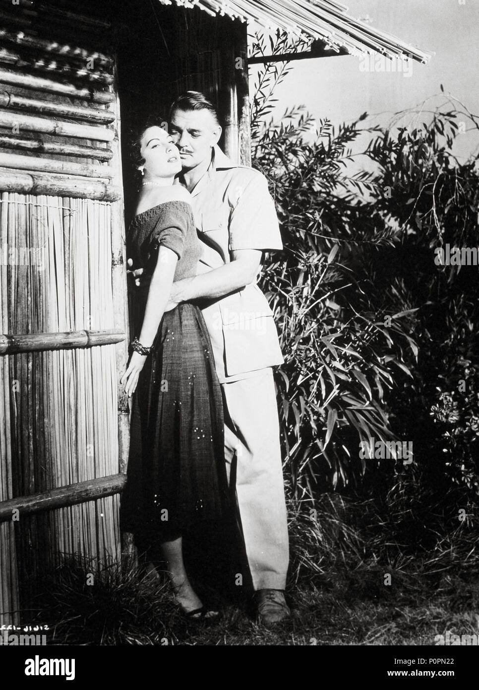 Original Film Titel: MOGAMBO. Englischer Titel: MOGAMBO. Regisseur: John Ford. Jahr: 1953. Stars: Clark Gable, Ava Gardner. Credit: M.G.M/Album Stockfoto