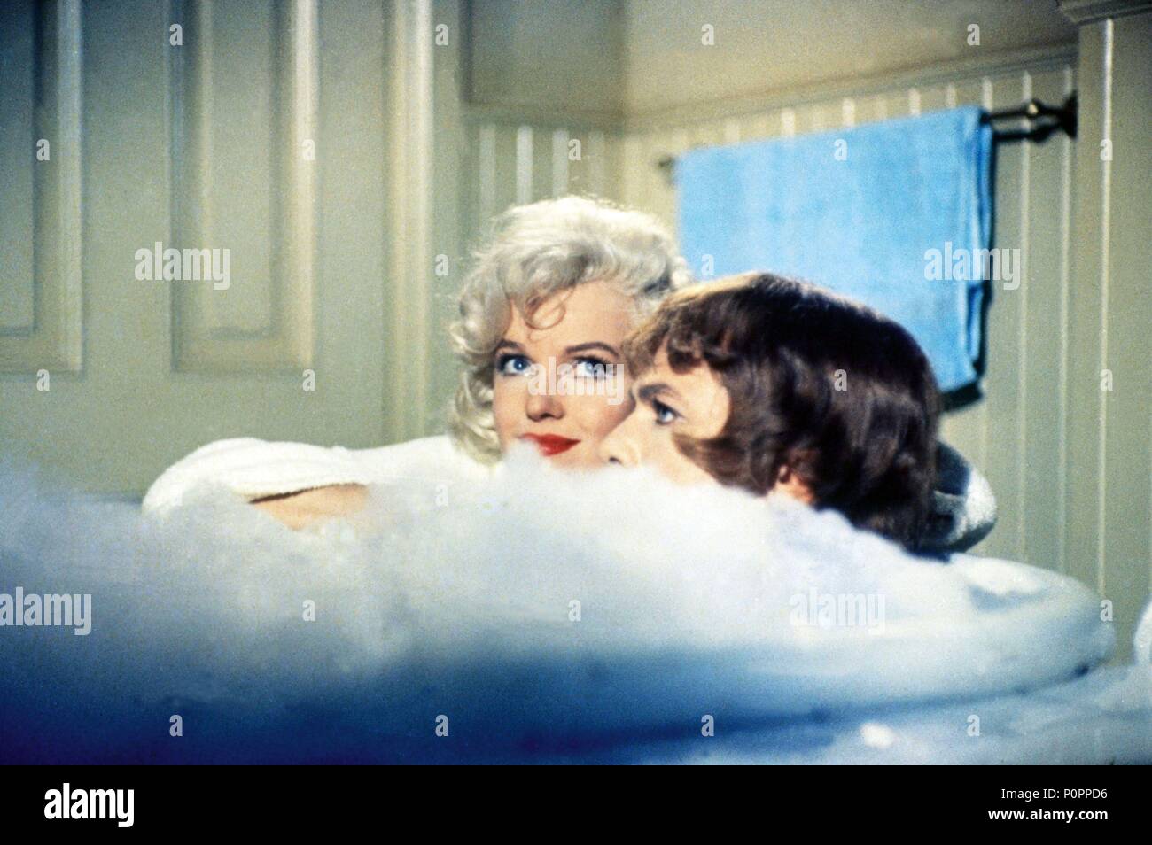 Original Film Titel: einige es so heiß. Englischer Titel: einige es so heiß. Regisseur: Billy Wilder. Jahr: 1959. Stars: Marilyn Monroe, Tony Curtis. Quelle: UNITED ARTISTS/Album Stockfoto