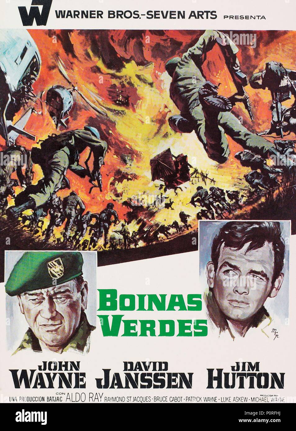 Original Film Titel: DER GRÜNHELME. Englischer Titel: die Grünhelme. Regisseur: JOHN WAYNE, RAY KELLOGG. Jahr: 1968. Credit: WARNER BROS./SEVEN ARTS/Album Stockfoto