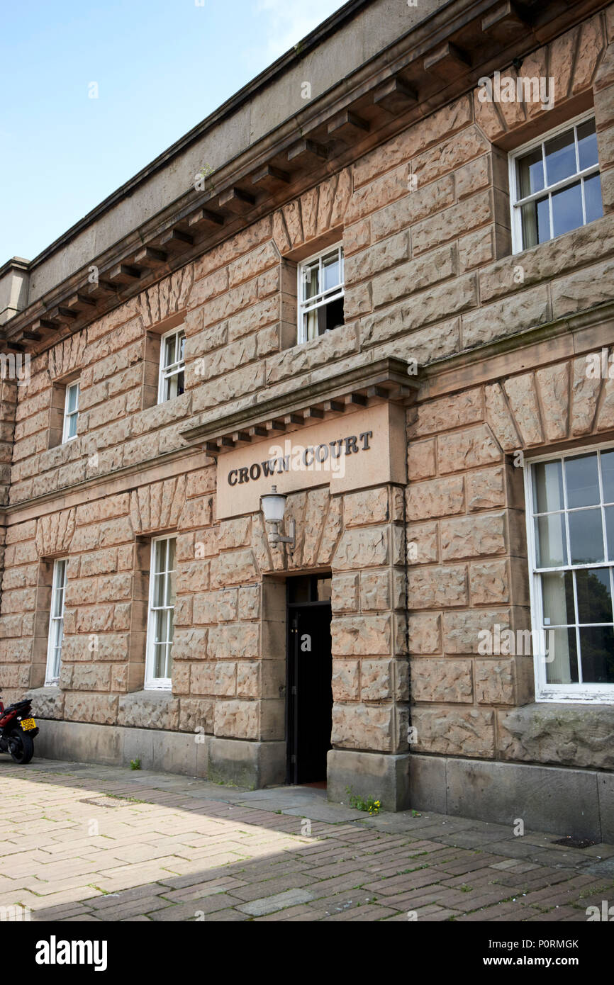 Chester Crown Court im Schloss Chester Cheshire England Großbritannien Stockfoto