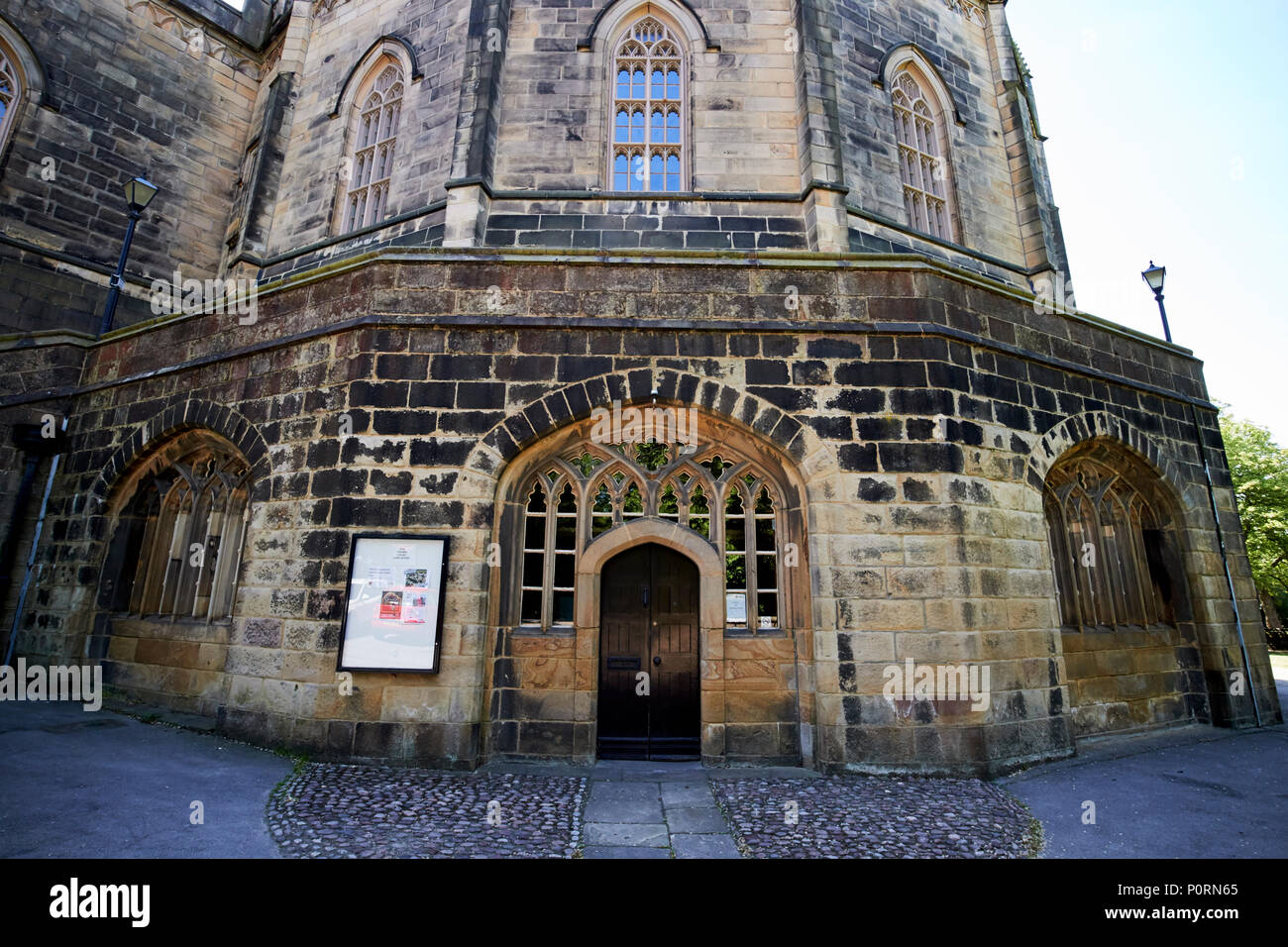 Lancaster Crown Court in der Shire Hall von Lancaster Castle früher HMP Lancaster Lancashire England Großbritannien Stockfoto