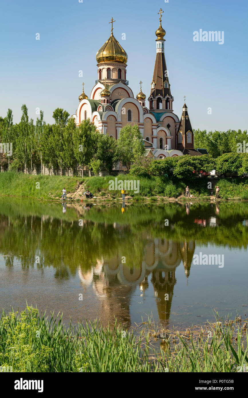 Kirche der Kreuzerhöhung, Almaty, Kasachstan Stockfoto