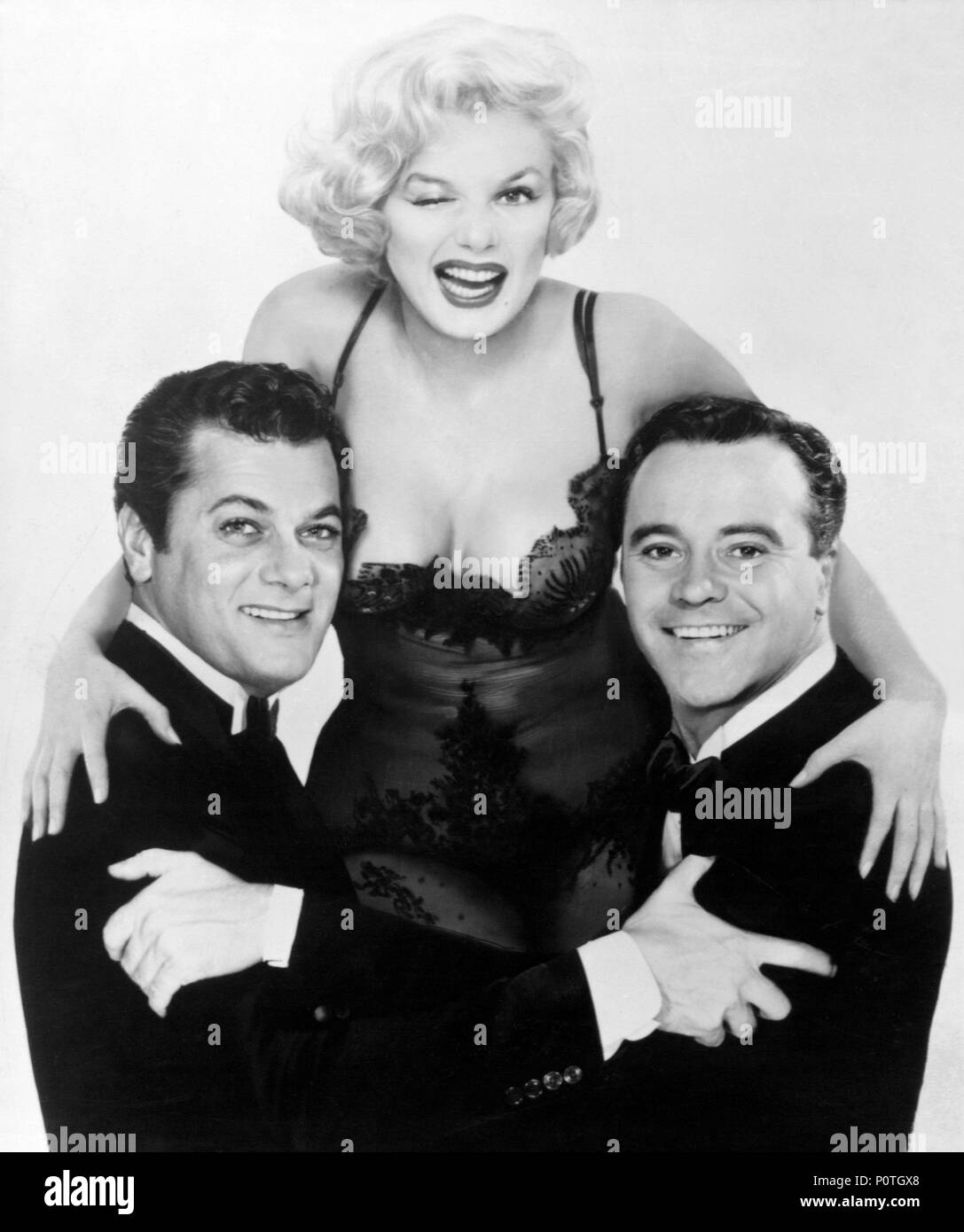 Original Film Titel: einige es so heiß. Englischer Titel: einige es so heiß. Regisseur: Billy Wilder. Jahr: 1959. Stars: Jack Lemmon und Marilyn Monroe, Tony Curtis. Quelle: UNITED ARTISTS/Album Stockfoto
