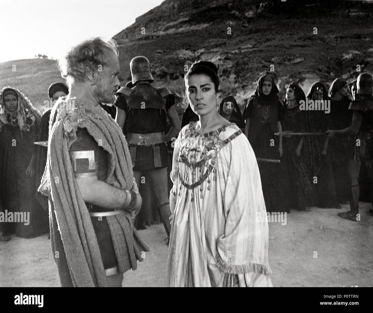 Original Film Titel: DER TROJANER FRAUEN. Englischer Titel: DER TROJANER FRAUEN. Regisseur: MICHALIS KAKOYANNIS. Jahr: 1971. Stars: Irene Papas; Patrick Magee. Stockfoto