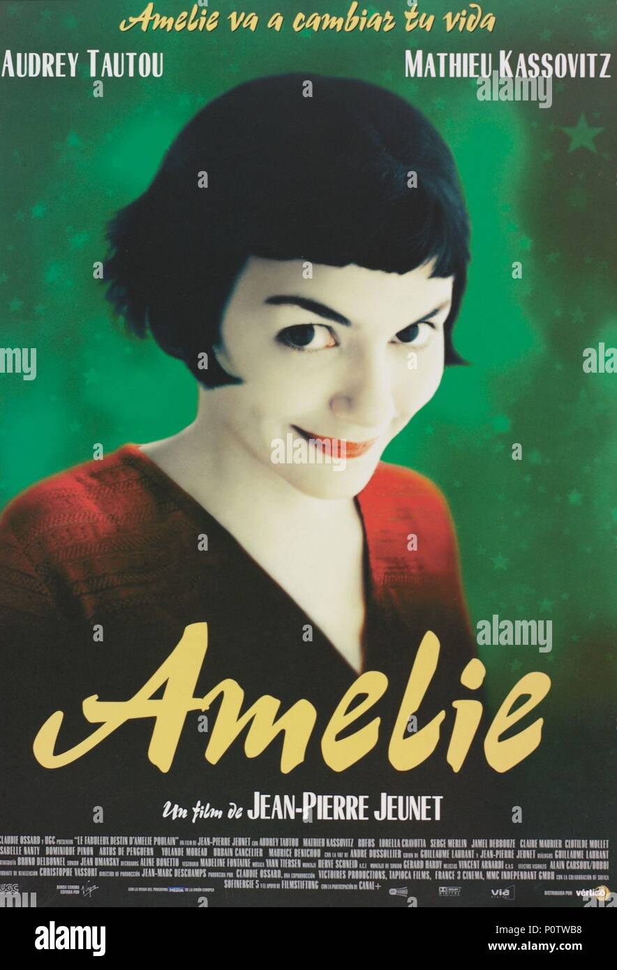 Original Film Titel: LE FABULEUX DESTIN D'Amélie Poulain. Englischer Titel: Die fabelhafte Welt der Amélie. Regisseur: JEAN-PIERRE JEUNET. Jahr: 2001. Copyright: nur redaktionell Innen verwenden. Dies ist eine öffentlich verteilten Handzettel. Zugriffsrechte nur, keine Lizenz des Urheberrechts zur Verfügung gestellt. Vorgeschriebene Genehmigung zu Visual Symbol (www.visual-icon.com) Für die Reproduktion des Bildes erforderlich ist. Credit: VICTORIE PRODUKTIONEN/UGC IMAGES/TAPIOCA FILMS/FRANKREICH 3 CINEM/Album Stockfoto