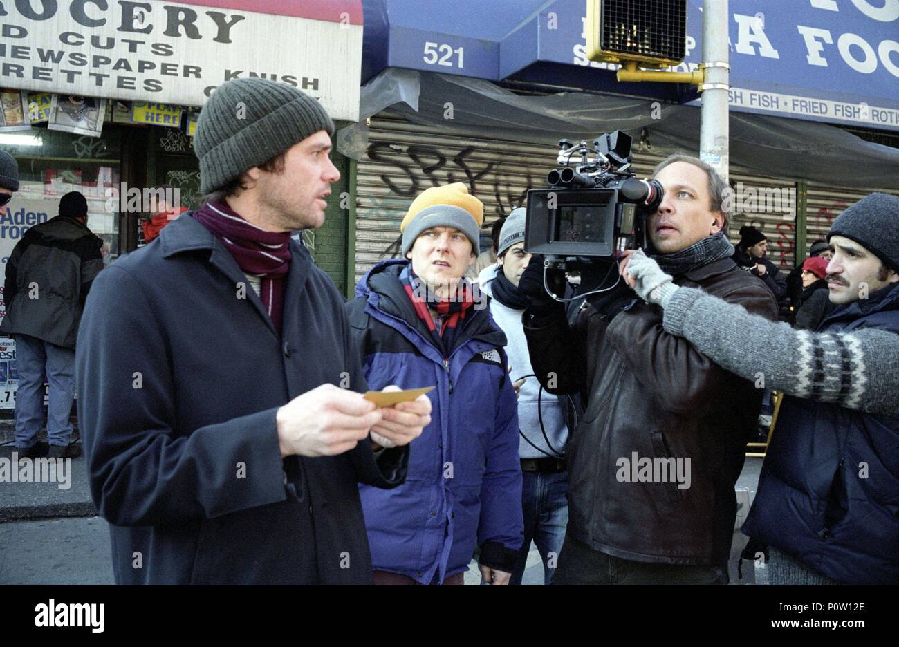 Original Film Titel: ewigen Sonnenschein DER makellos. Englischer Titel: ewigen Sonnenschein DER makellos. Regisseur: Michel Gondry. Jahr: 2004. Stars: JIM CARREY; Michel Gondry. Quelle: FOCUS FEATURES/Album Stockfoto