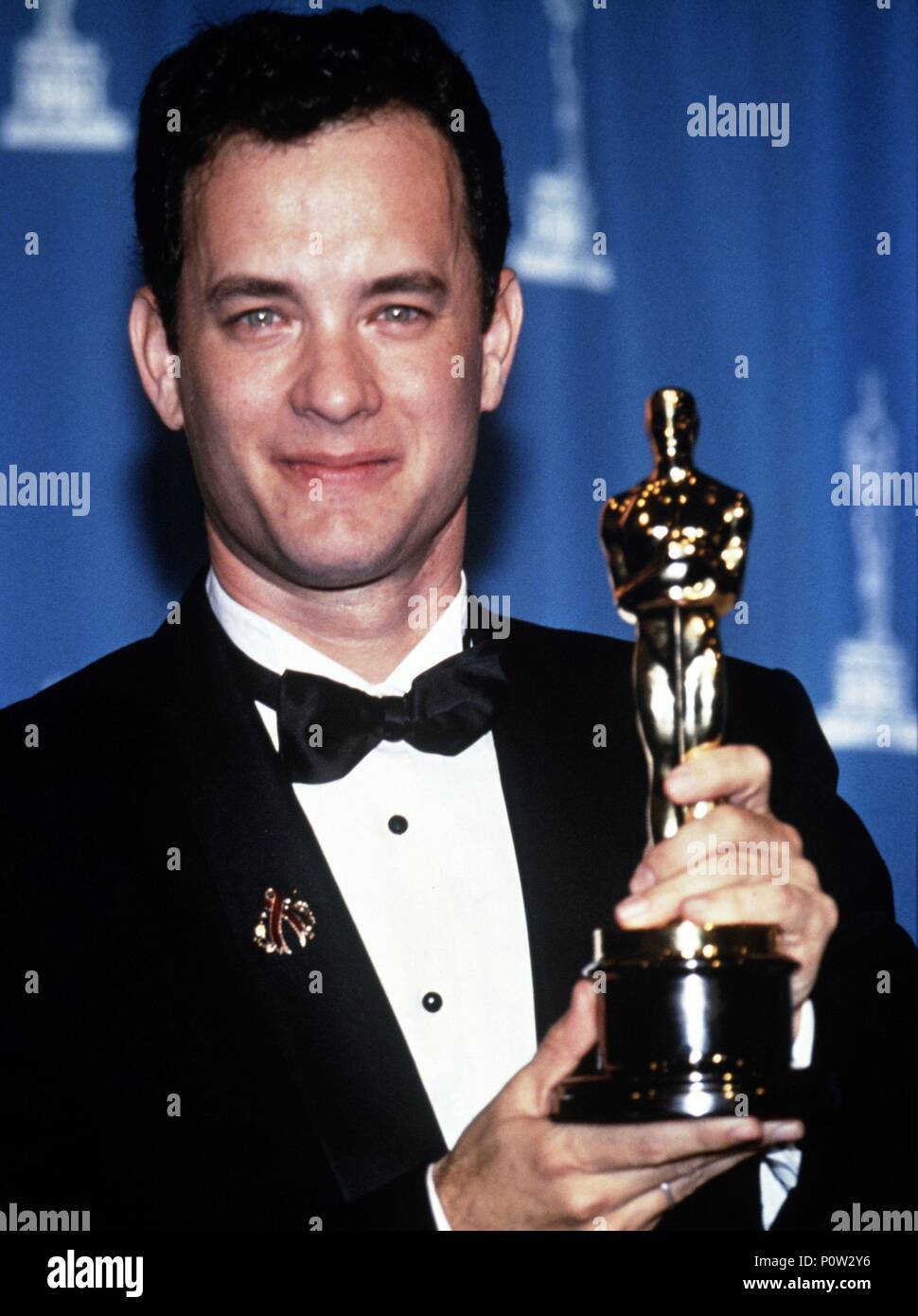 Beschreibung: Die 66th Academy Awards/1993. Tom Hanks, bester Schauspieler  für "Philadelphia". Jahr: 1994. Stars: Tom Hanks Stockfotografie - Alamy