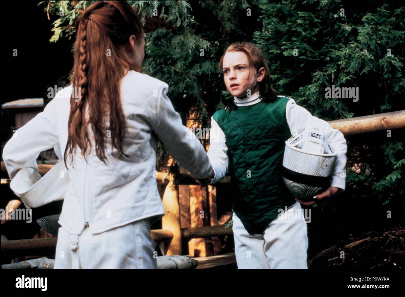 Die Parent Trap 1998 Credit Disney Natasha Richardson Lindsay Lohan Dennis Quaid Ptra 001 Stockfotografie Alamy