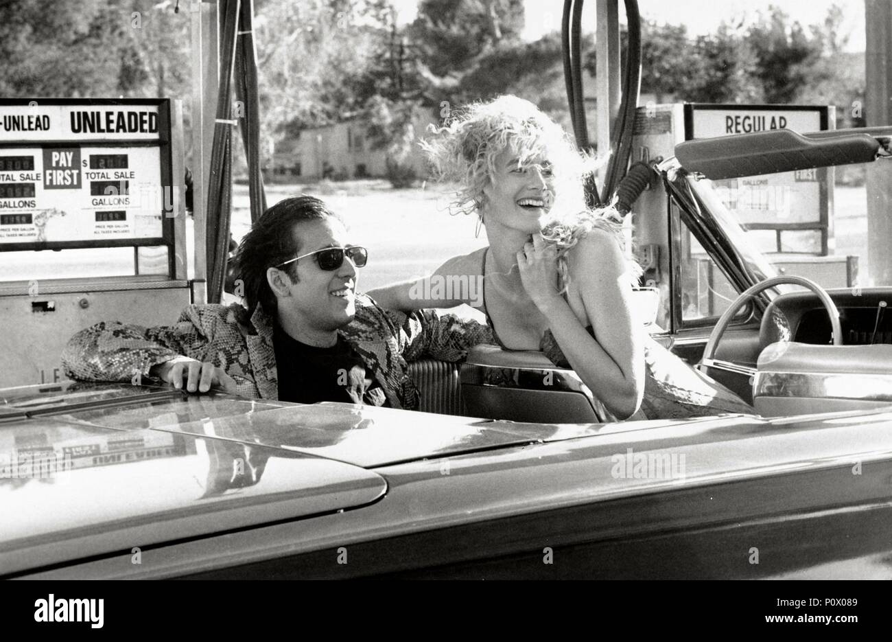 Original Film Titel: Wild At Heart. Englischer Titel: Wild At Heart. Regisseur: David Lynch. Jahr: 1990. Stars: NICOLAS CAGE, Laura Dern. Credit: Polygram Filmed Entertainment/Propaganda Films/Album Stockfoto