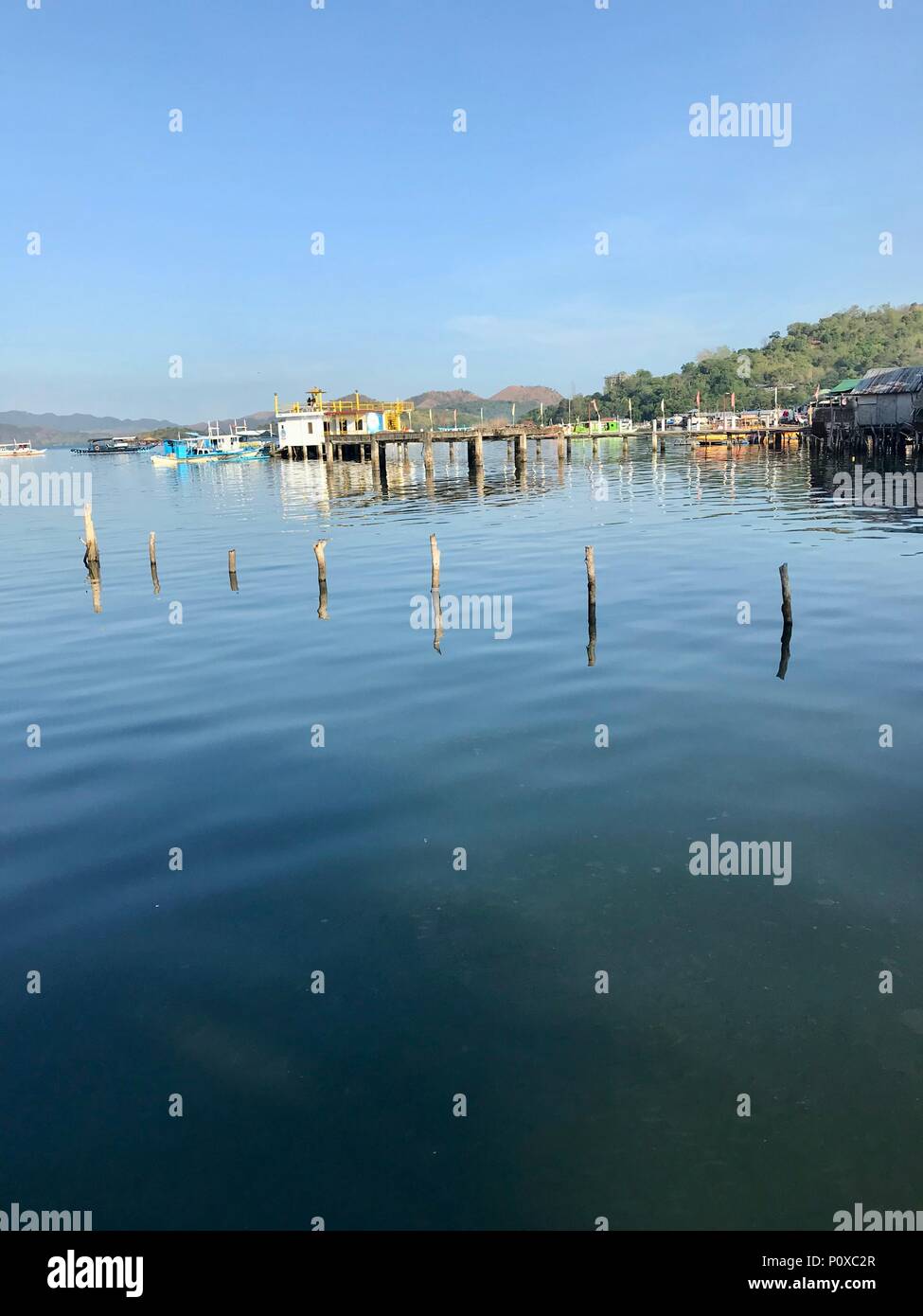 Die Schönheit der Insel von Coron, Palawan, Philippinen. Stockfoto