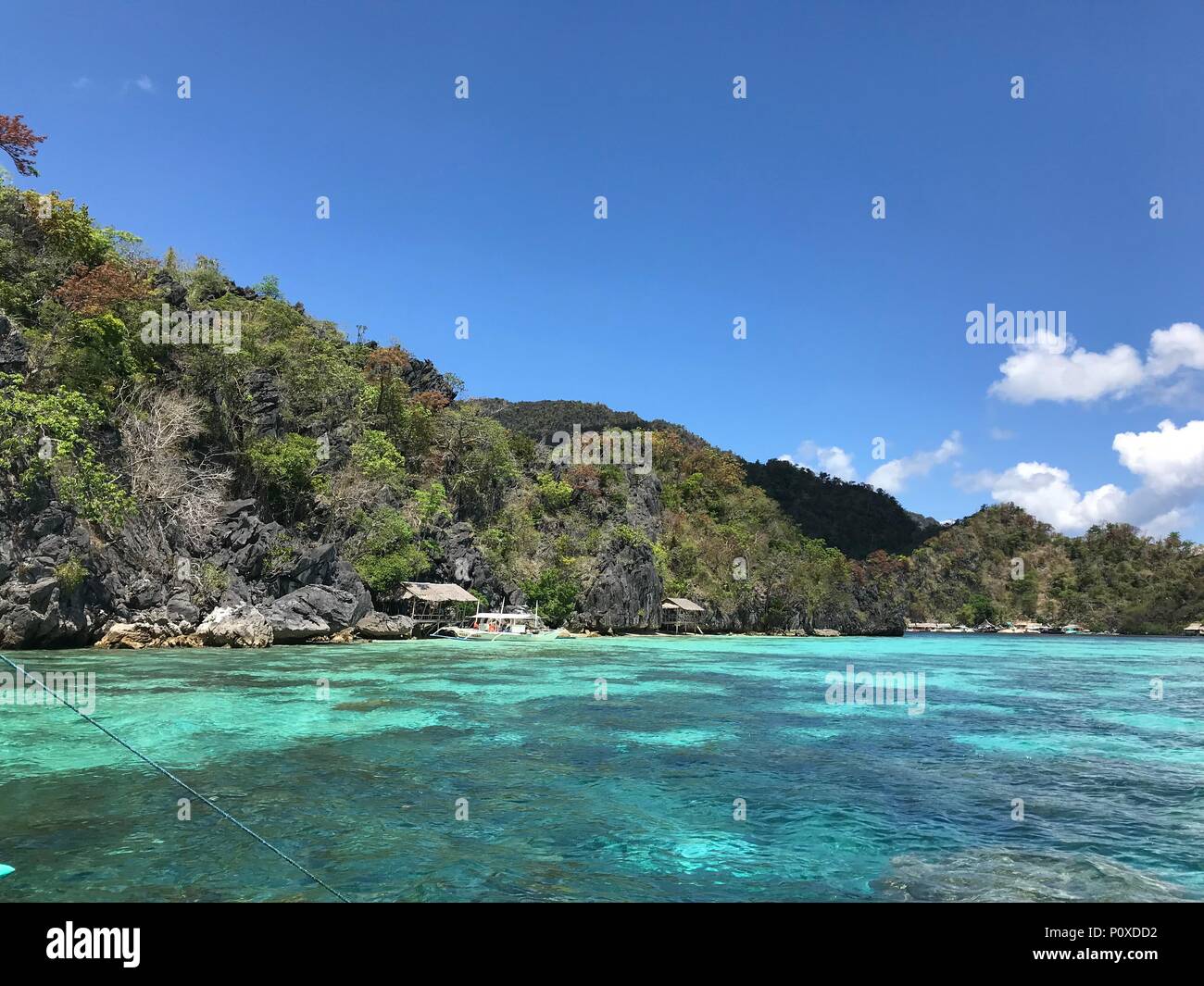 Die Schönheit der Insel von Coron, Palawan, Philippinen. Stockfoto