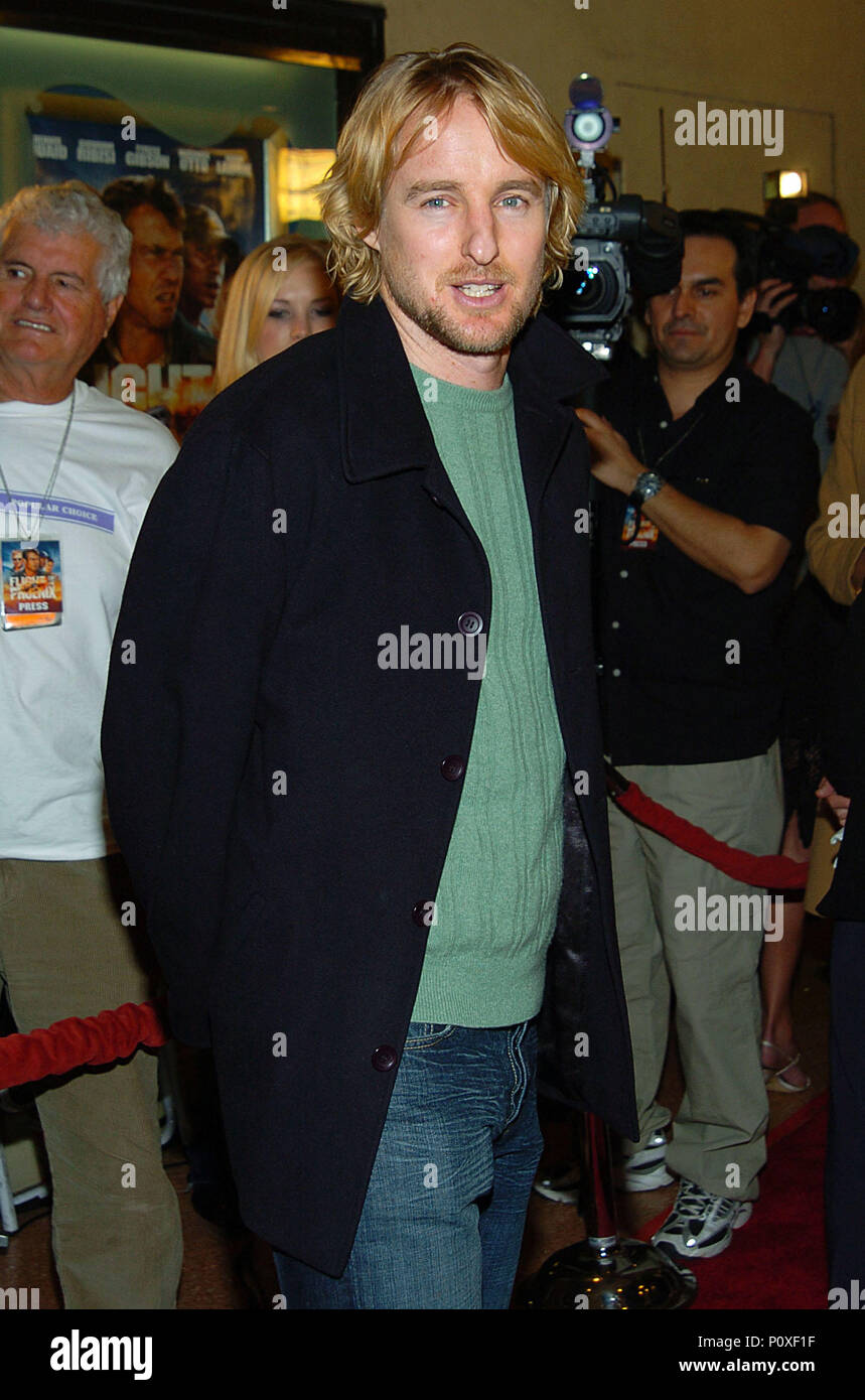 Owen Wilson bei der Ankunft im Flug des Phoenix Premiere auf der Bruin Theater in Los Angeles. Dezember 15, 2004.03 - WilsonOwen 152 Red Carpet Event, Vertikal, USA, Filmindustrie, Prominente, Fotografie, Bestof, Kunst, Kultur und Unterhaltung, Topix Prominente Fashion/Vertikal, Besten, Event in Hollywood Leben - Kalifornien, Roter Teppich und backstage, USA, Film, Stars, Film Stars, TV Stars, Musik, Promis, Fotografie, Bestof, Kunst, Kultur und Unterhaltung, Topix, vertikal, eine Person, die aus den Jahren 2003 bis 2005, Anfrage tsuni@Gamma-USA.com - Drei Qu Stockfoto