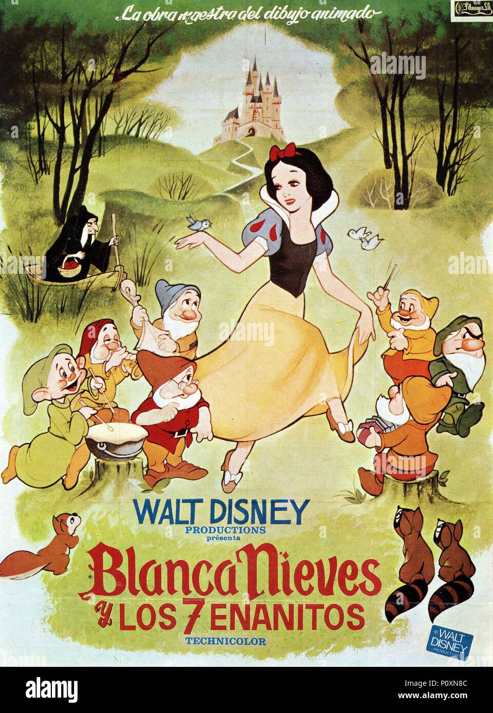 Original Film Titel Schneewittchen Und Die Sieben Zwerge Englischer Titel Schneewittchen Und Die Sieben Zwerge Regisseur Walt Disney Jahr 1937 Credit Walt Disney Productions Album Stockfotografie Alamy