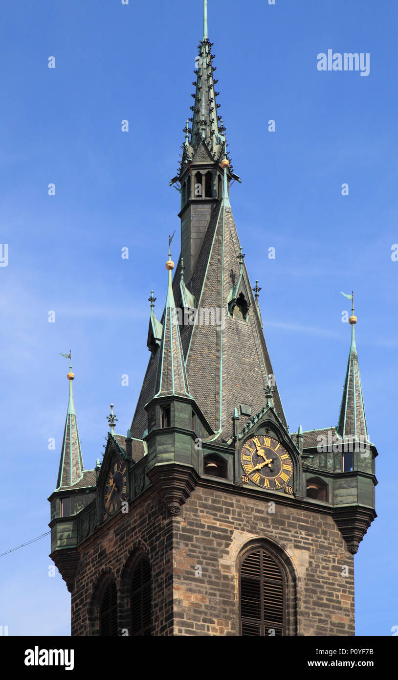 Tschechische Republik, Prag, Henry's Tower, gotische Architektur, Stockfoto