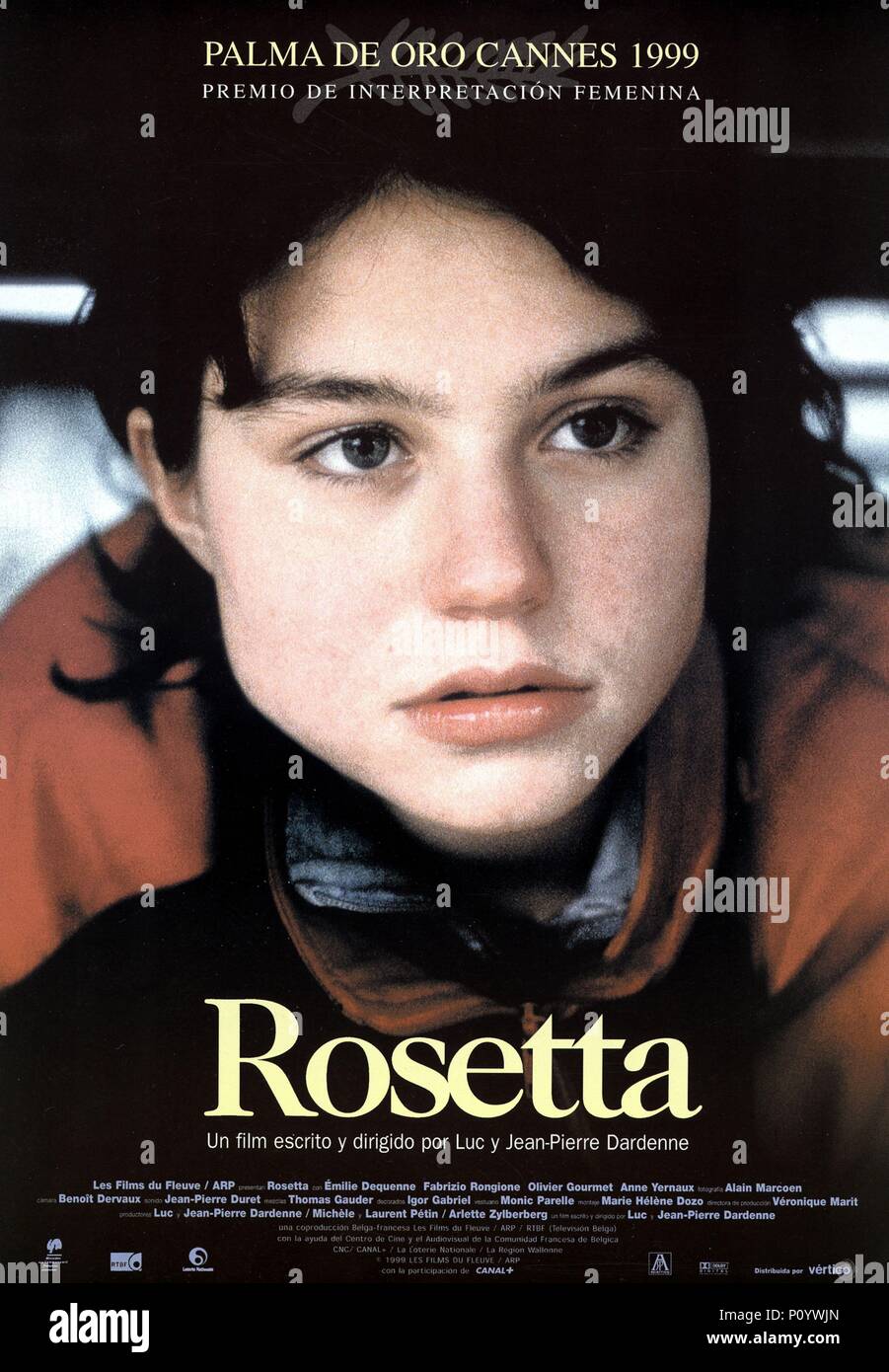 Original Film Titel: ROSETTA. Englischer Titel: ROSETTA. Regisseur: Luc Dardenne; JEAN-PIERRE DARDENNE. Jahr: 1999. Stockfoto