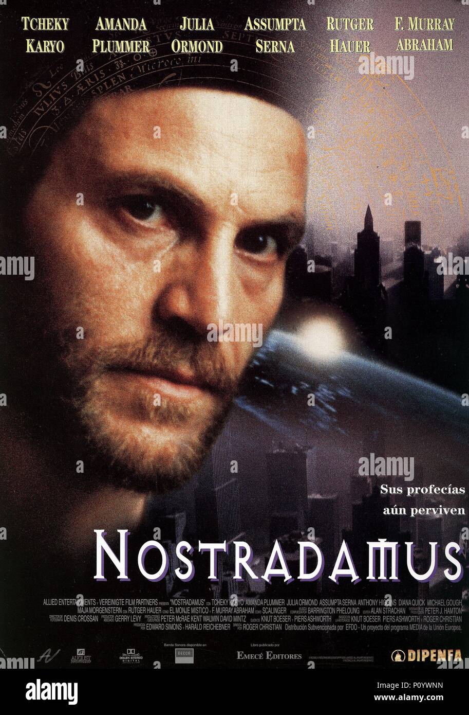 Original Film Titel: NOSTRADAMUS. Englischer Titel: NOSTRADAMUS. Regisseur: ROGER CHRISTIAN. Jahr: 1994. Credit: ALLIED KÜNSTLER/Album Stockfoto