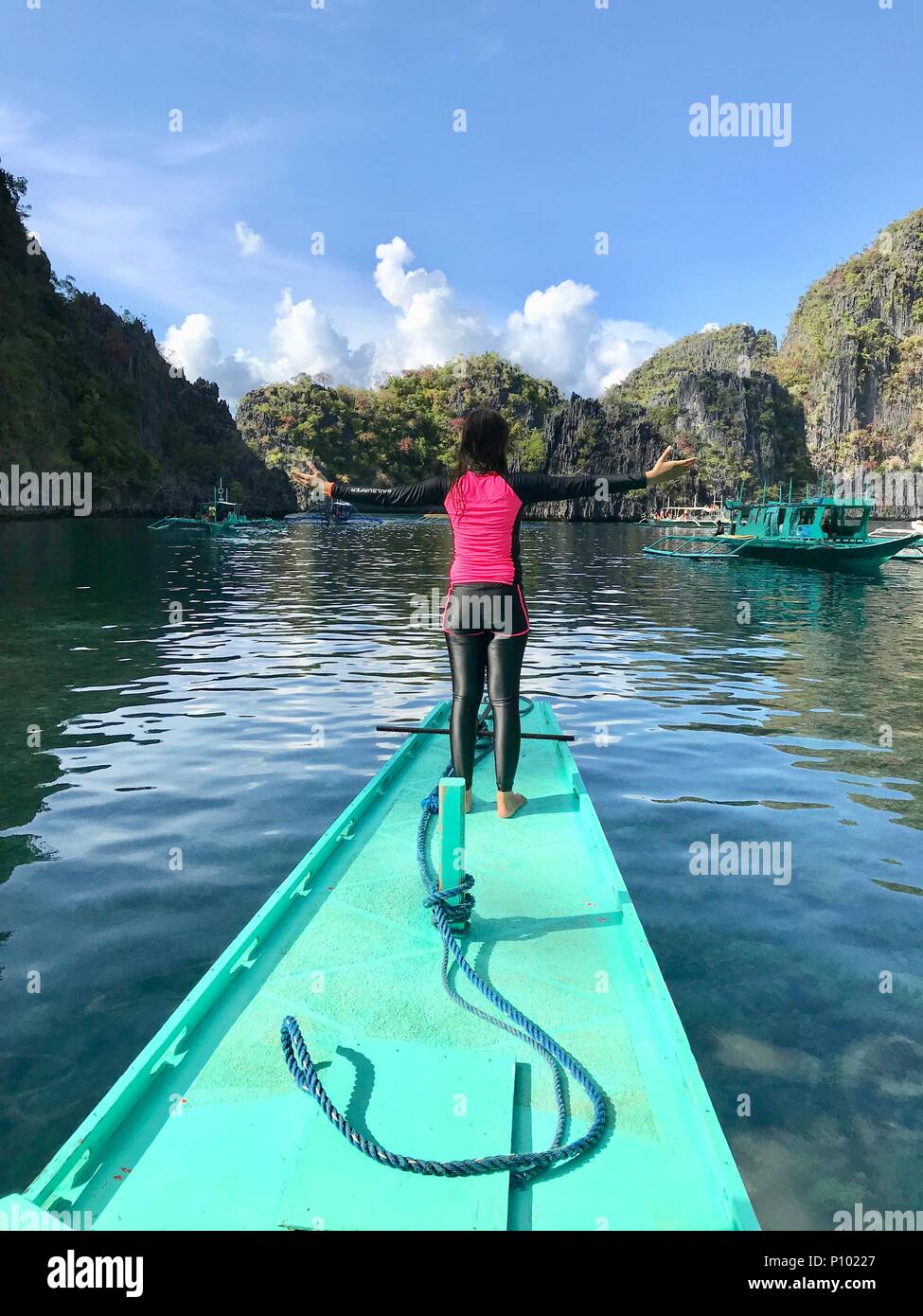 Die Schönheit der Insel von Coron, Palawan, Philippinen. Stockfoto