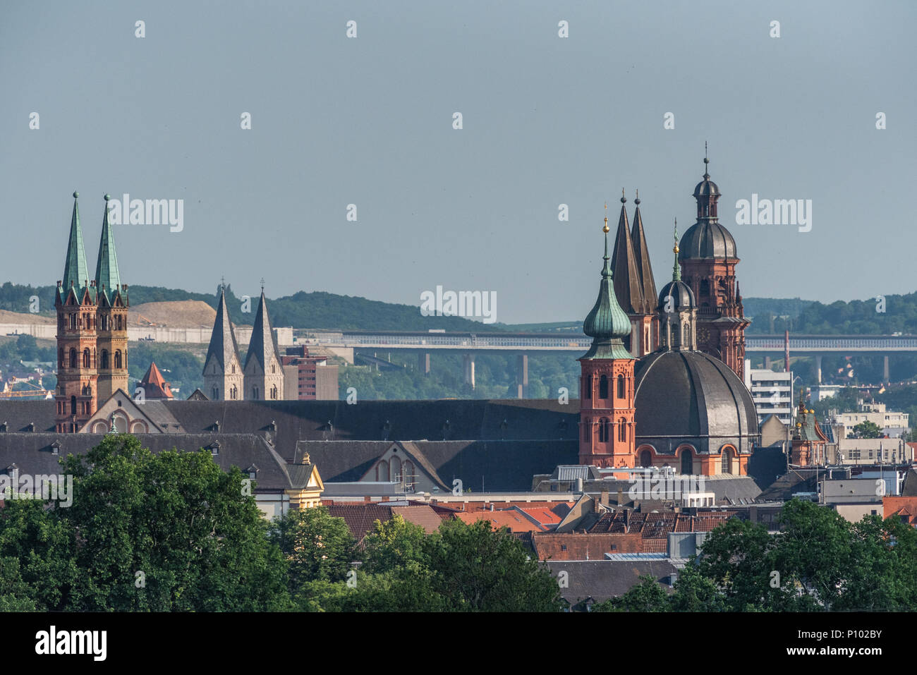 St. Kilian's Kathedrale, Würzburg, Deutschland Stockfoto