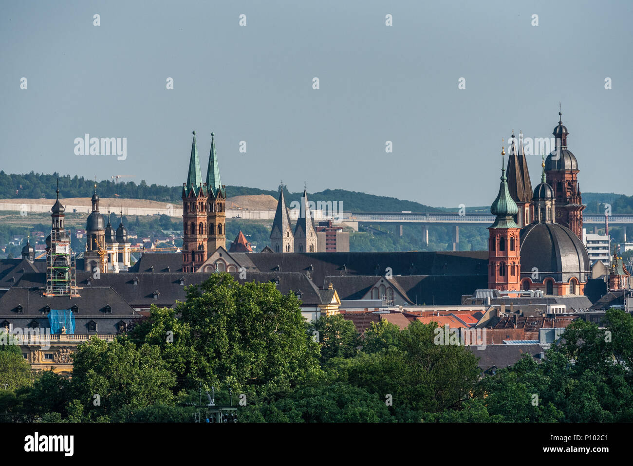 St. Kilian's Kathedrale, Würzburg, Deutschland Stockfoto