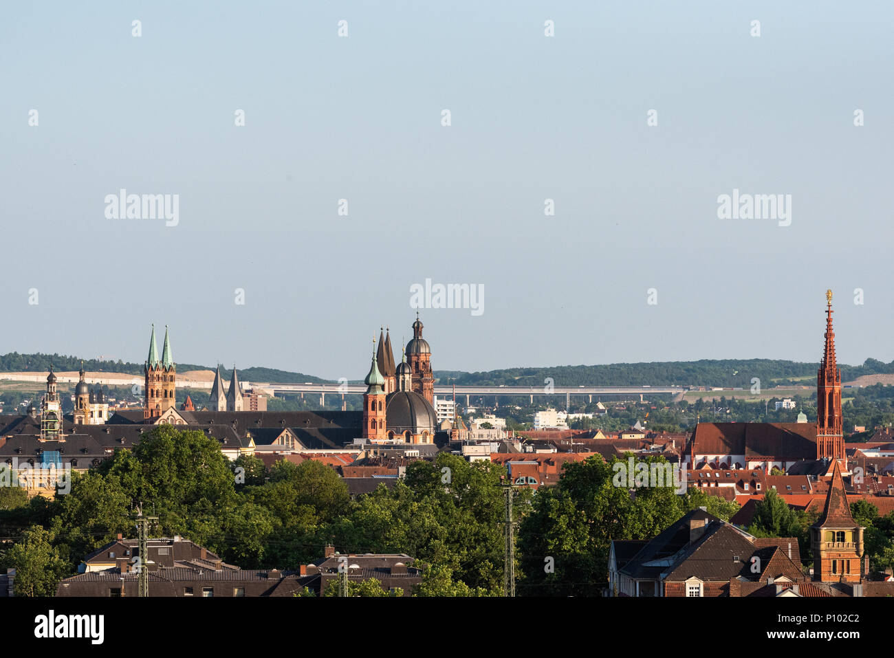 Dom, Neumünster, Würzburg, Deutschland Stockfoto