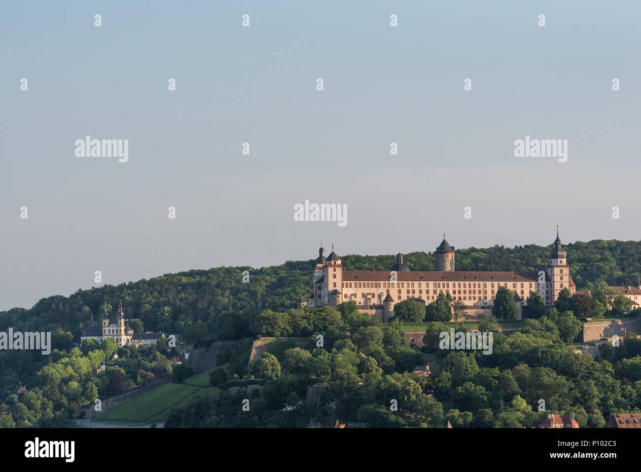 Festung Marienberg, Würzburg, Deutschland Stockfoto