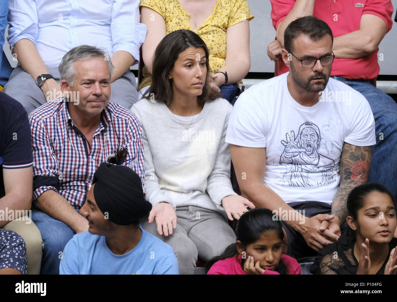 Ana Boyer Preysler nimmt an Tag fünf der Mutua Madrid Open Tennisturnier auf dem Caja Magica bietet: Ana Boyer Preysler Wo: Madrid, Spanien Wann: 09. Mai 2018 Credit: Oscar Gonzalez/WENN.com Stockfoto