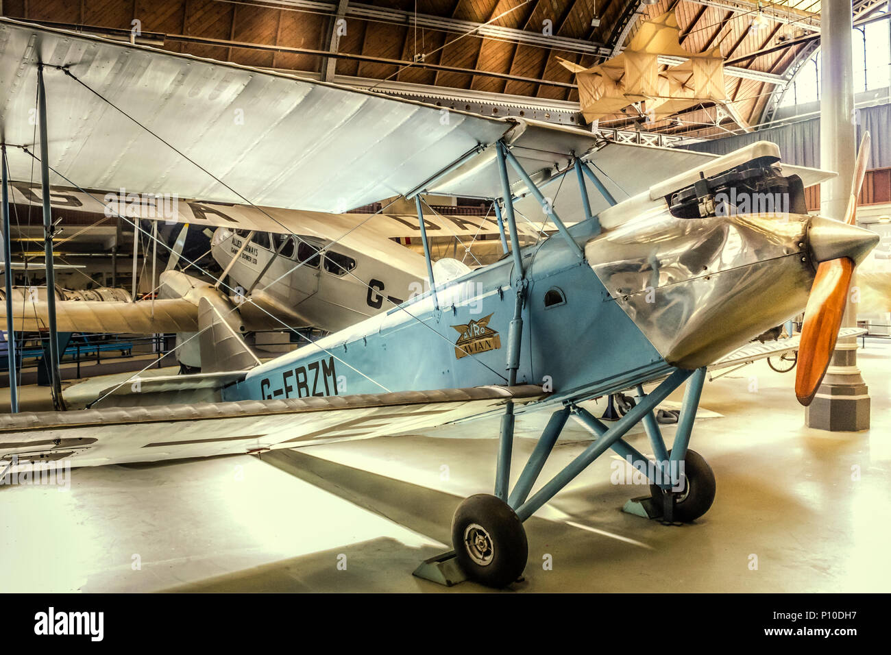 Avro Avian Historic Aircraft Stockfoto