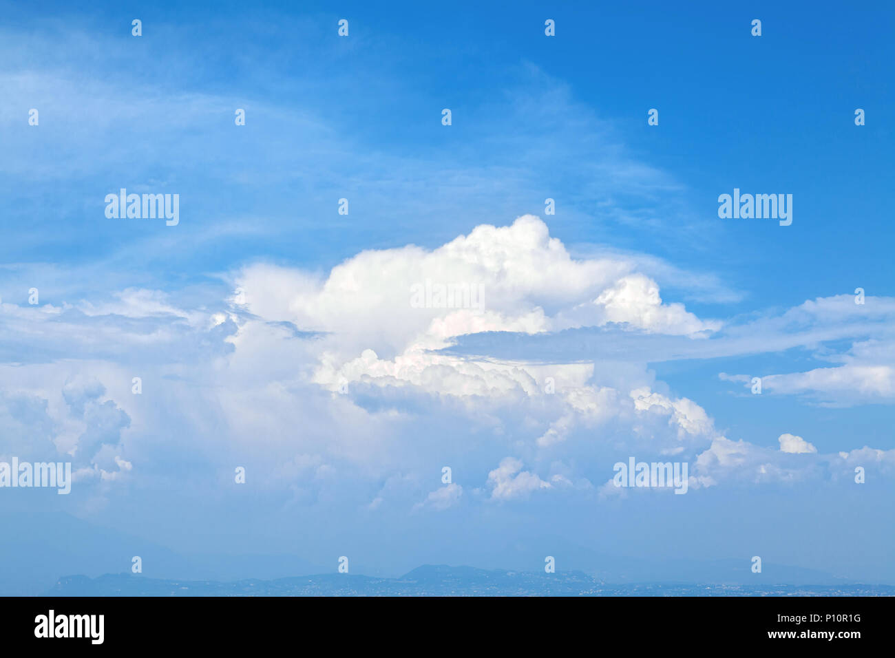 Malerische Wolken. Stockfoto