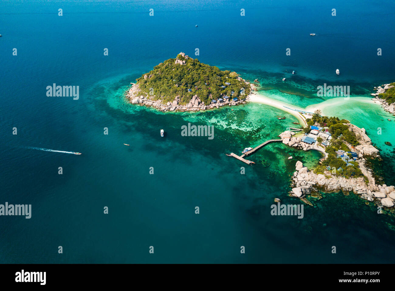 Koh NangYuan Insel von Koh Tao, Thailand Stockfoto