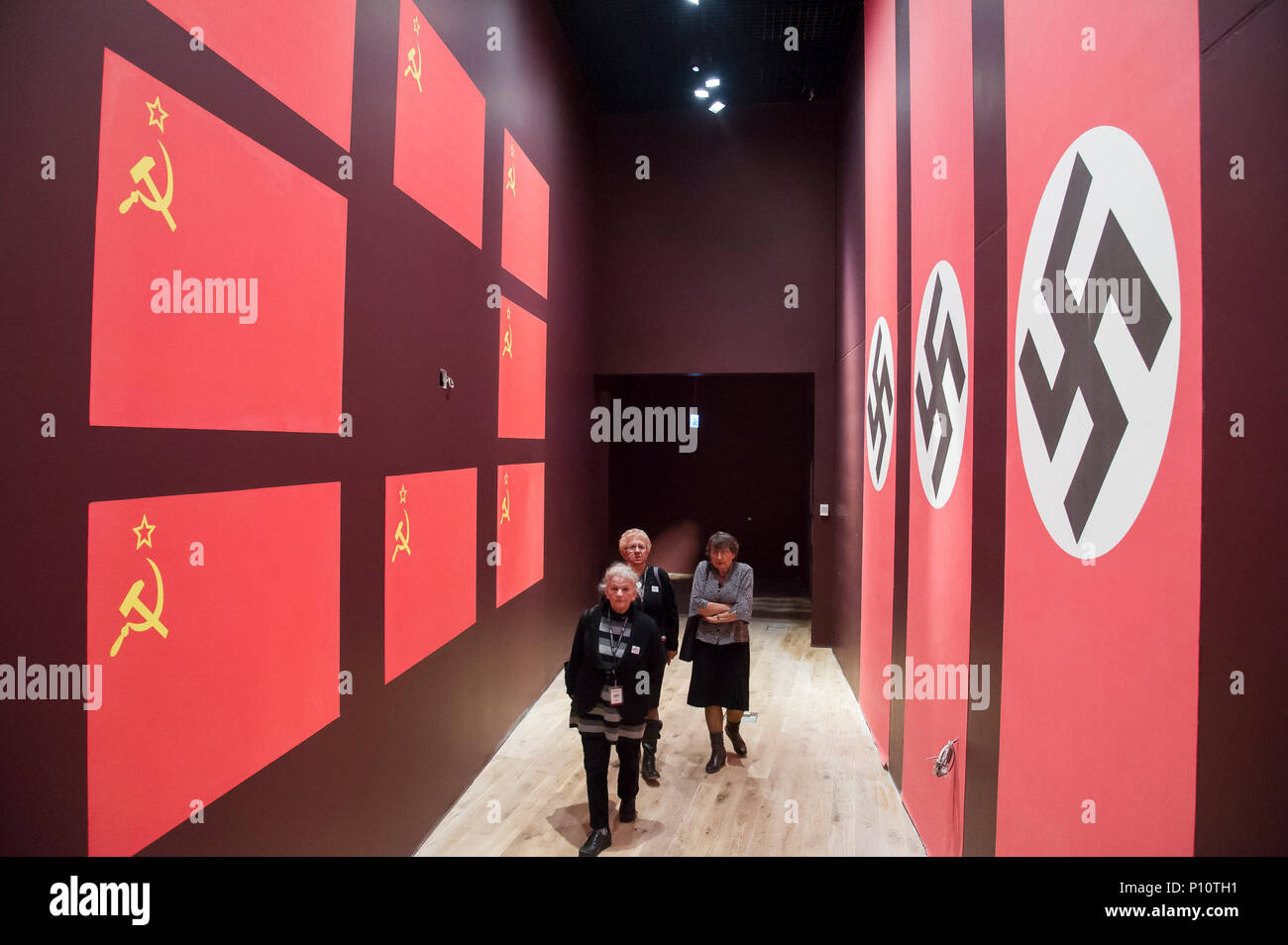 Sowjetunion und Nazi-deutschland als Teil der exhibion im Museum des Zweiten Weltkriegs in Danzig, Polen. 23. Januar 2017 © wojciech Strozyk/Alamy Stockfoto