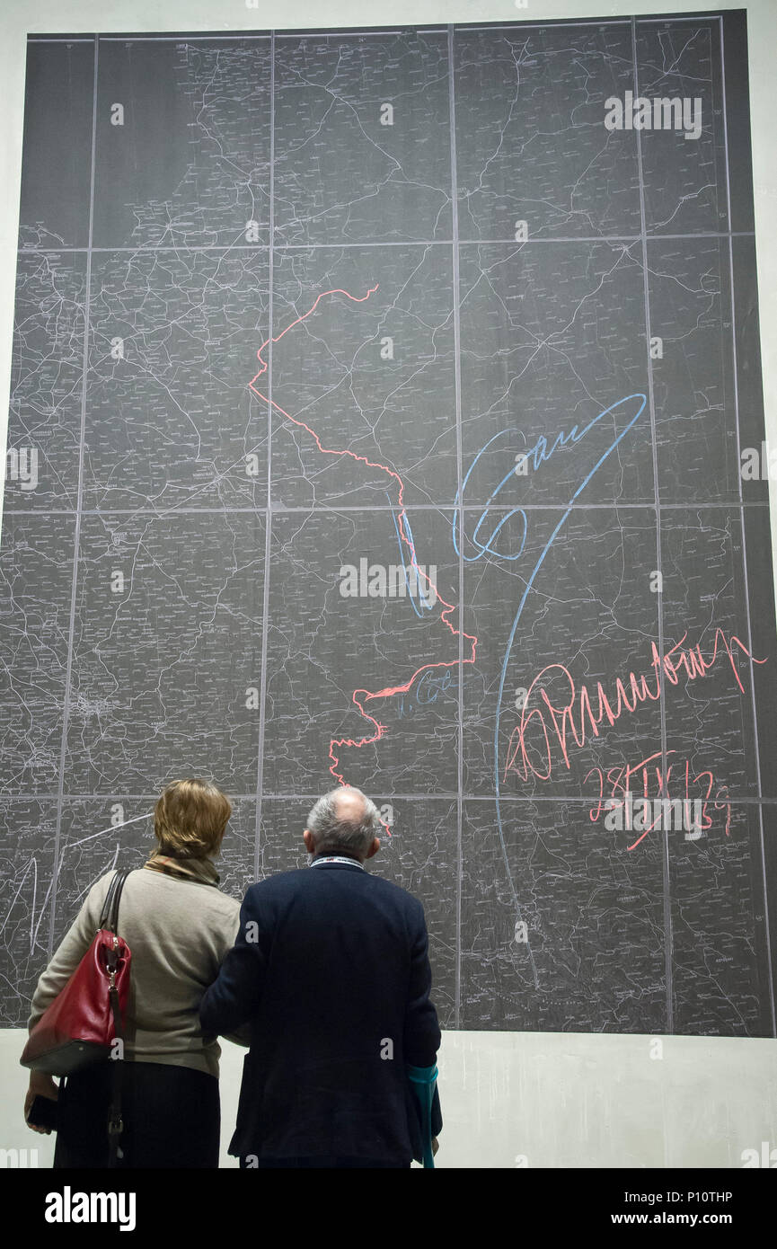 Molotow Ribbentrop Pakt unterzeichnet in Moskau am 23. August 1939 von Außenminister Joachim von Ribbentrop von Nazi Deutschland und Wjatscheslaw Molotow von Sovie Stockfoto