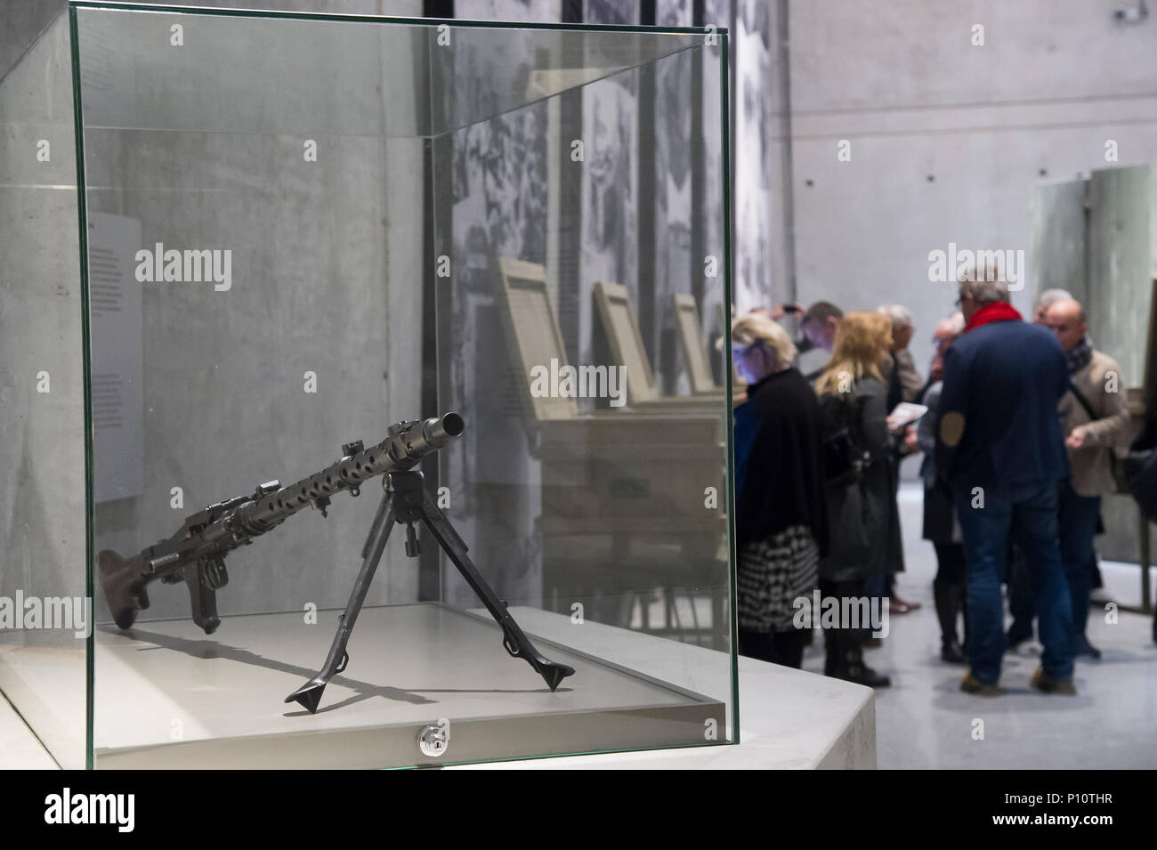 Die Nazi-deutschen General Purpose Machine Gun MG-42 als Teil der exhibion im Museum des Zweiten Weltkriegs in Danzig, Polen. 23. Januar 2017 © wojciech Stockfoto