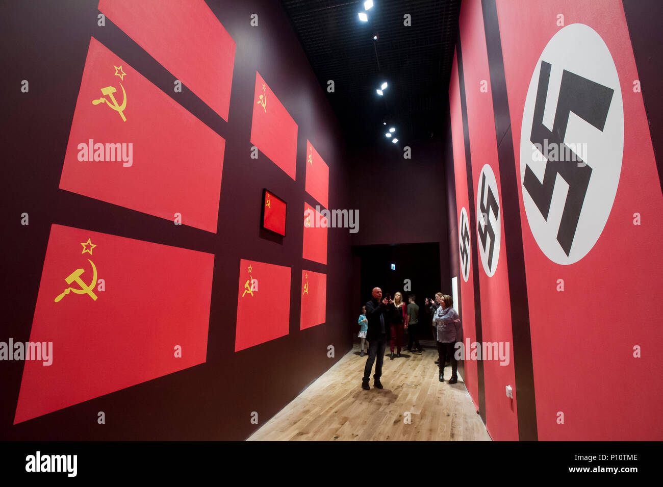 Sowjetunion und Nazi-deutschland als Teil der exhibion im Museum des Zweiten Weltkriegs in Danzig, Polen. 28. Januar 2017 © wojciech Strozyk/Alamy Stockfoto