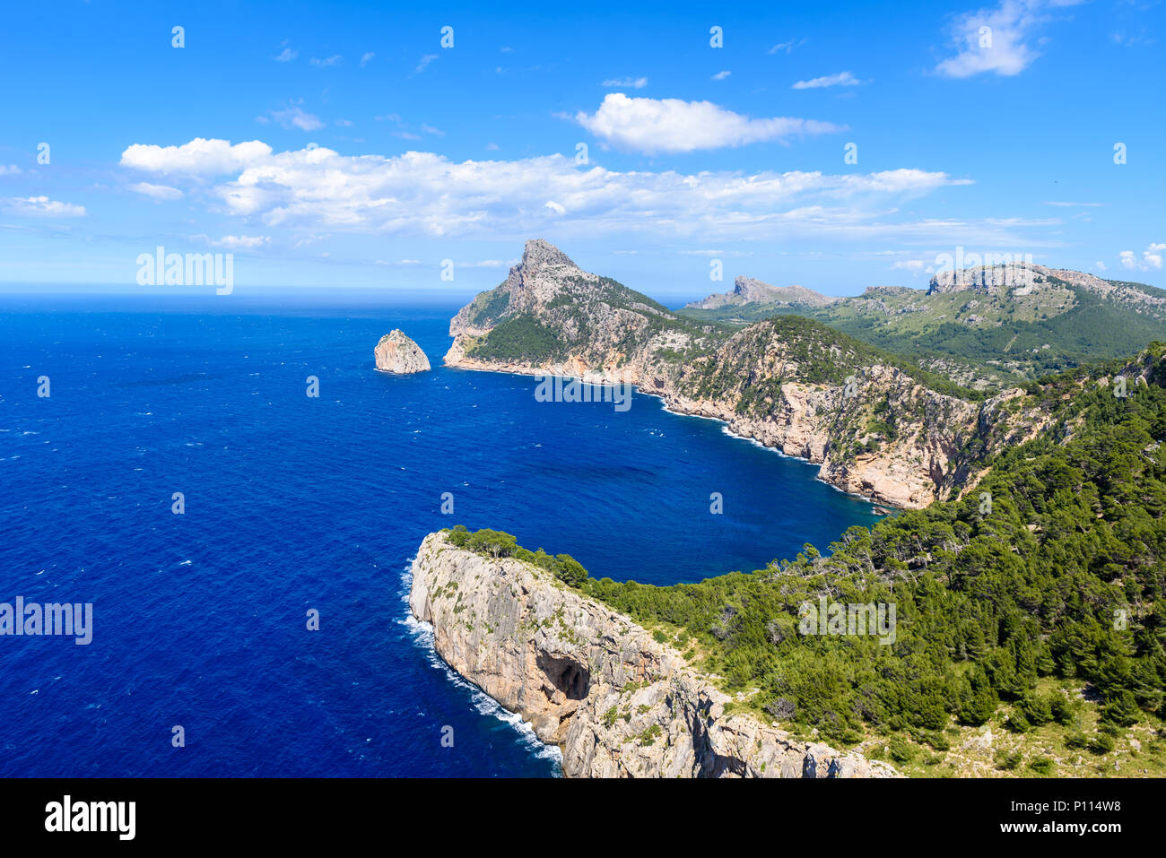 Cap de Formentor - beaufitul Küste von Mallorca, Spanien - Europa Stockfoto