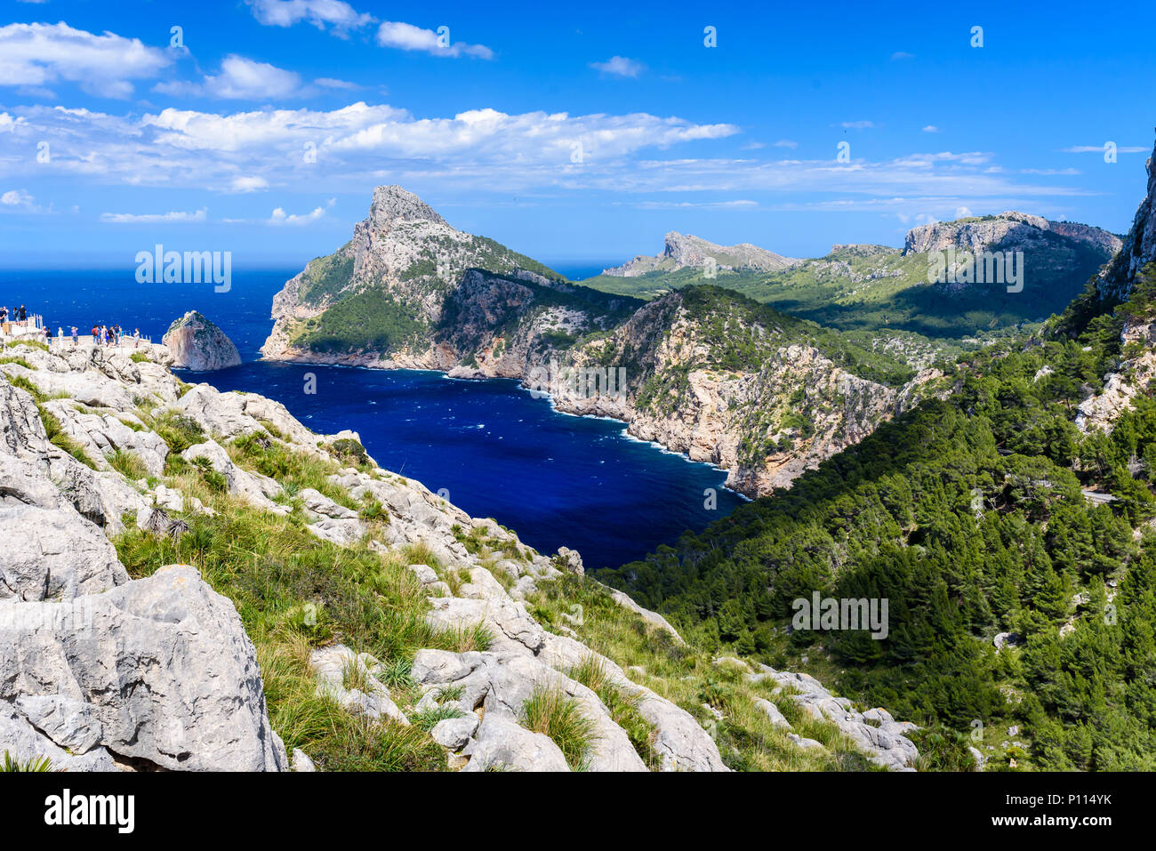 Cap de Formentor - beaufitul Küste von Mallorca, Spanien - Europa Stockfoto