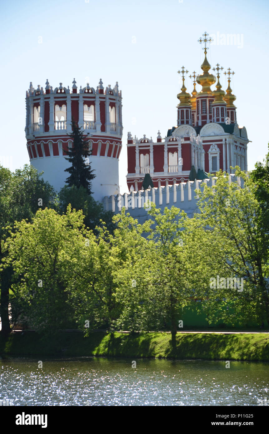 Novodevichiy Kloster, Moskau Stockfoto