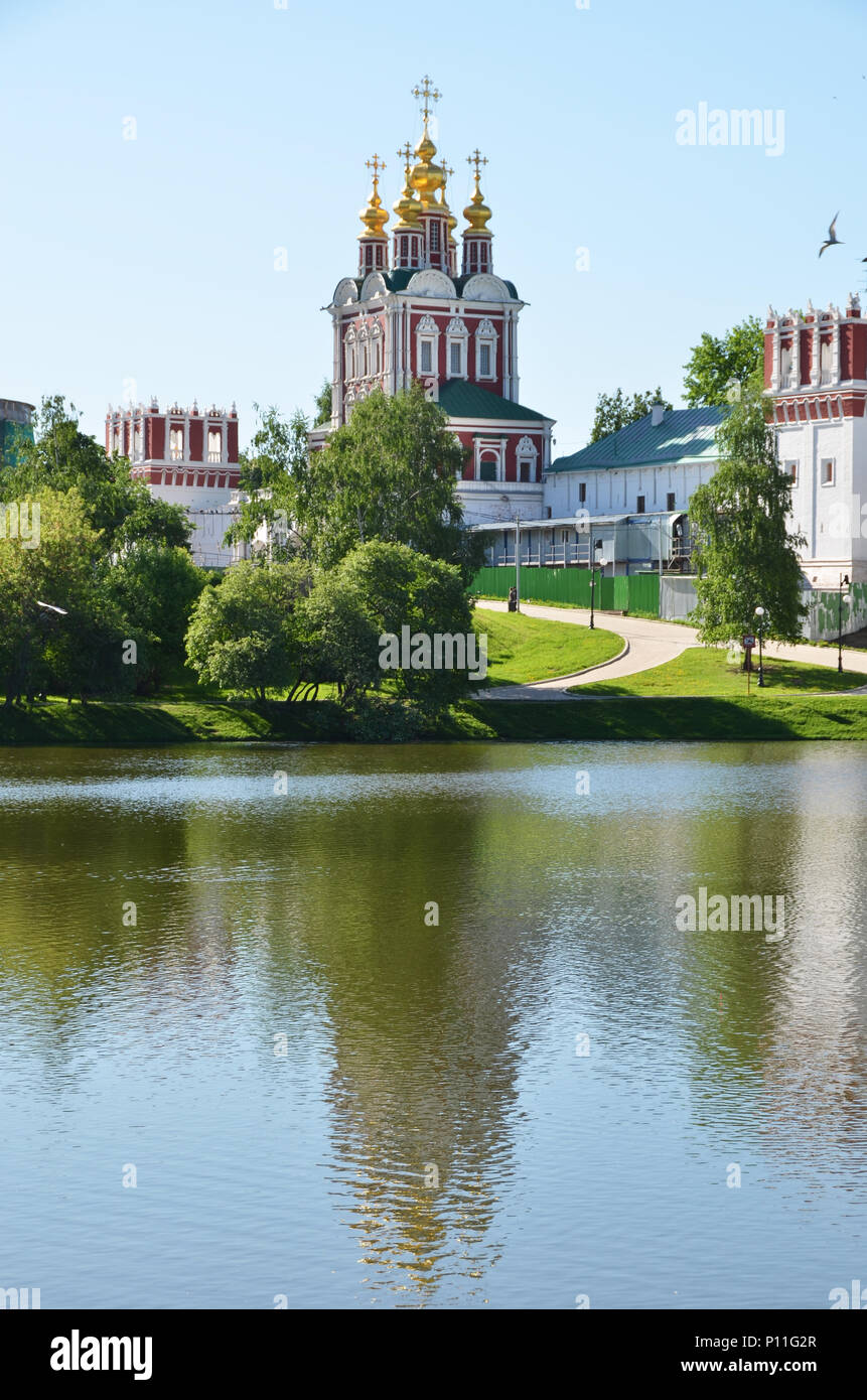 Novodevichiy Kloster, Moskau Stockfoto