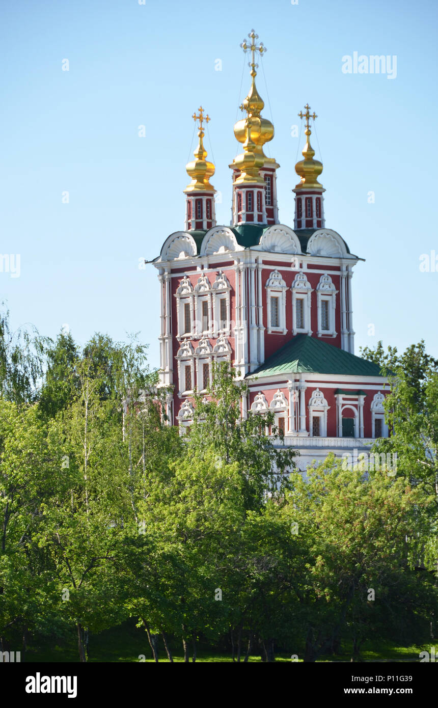 Novodevichiy Kloster, Moskau Stockfoto