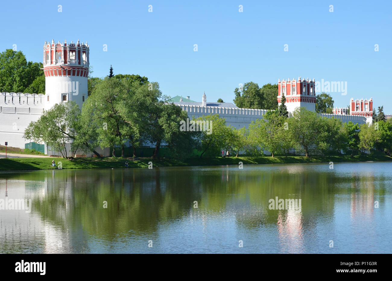 Novodevichiy Kloster, Moskau Stockfoto