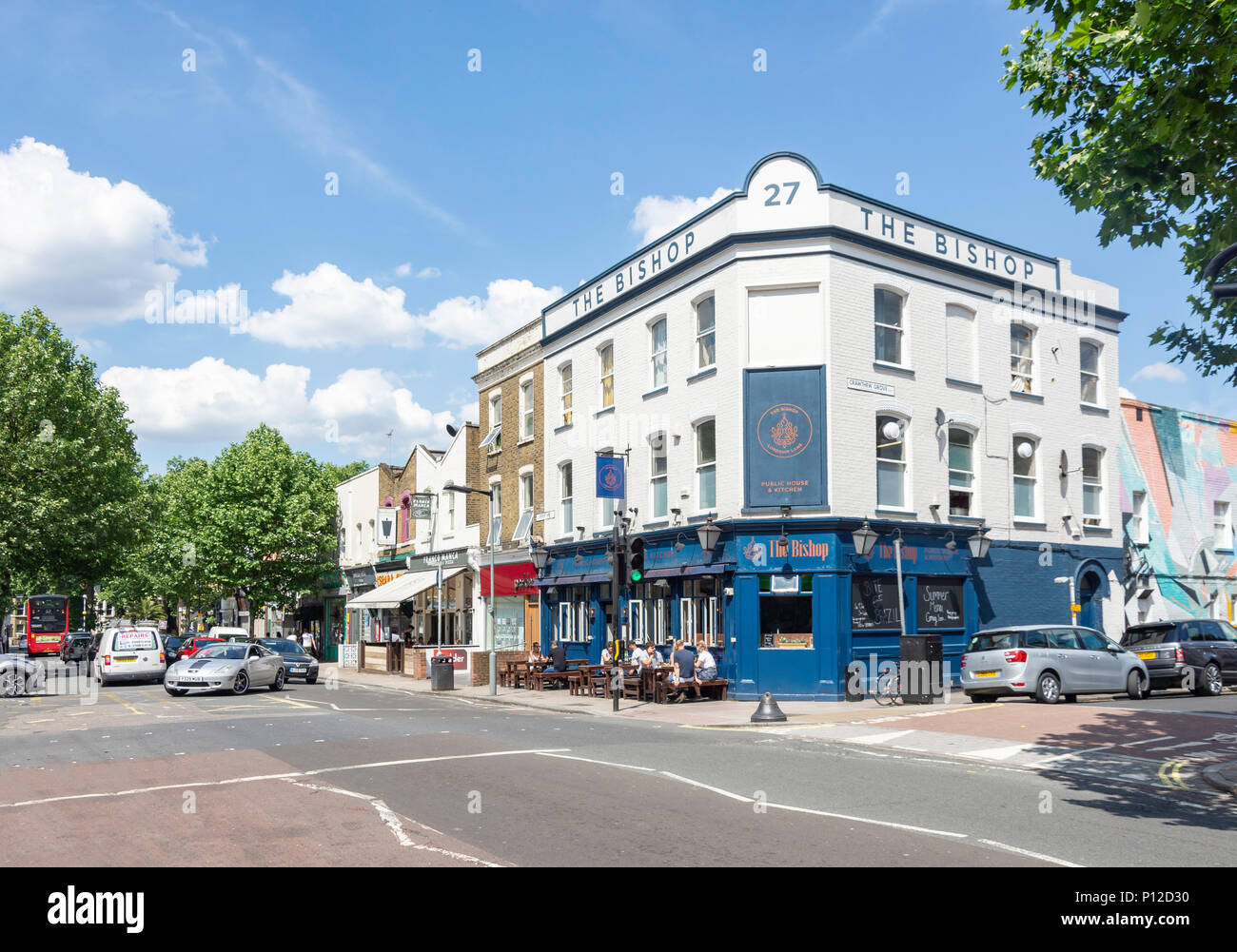 Herrschaft Lane, East Dulwich, im Londoner Stadtteil Southwark, Greater London, England, Vereinigtes Königreich Stockfoto