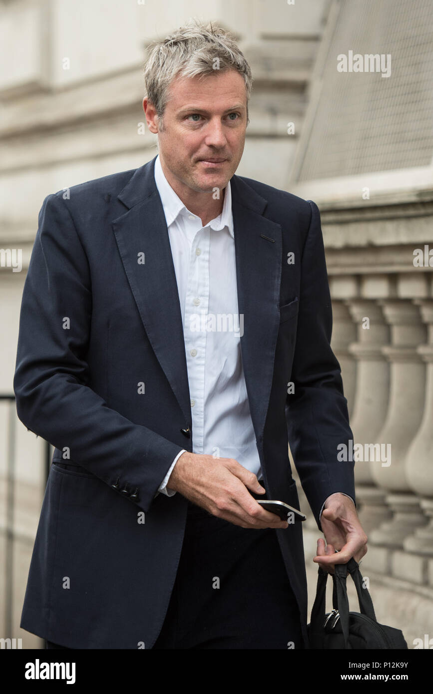 Downing Street, London, UK. 26. September 2016. Zac Goldsmith, MP für Richmond Park und North Kingston, kommt an der Downing Street, London. Stockfoto