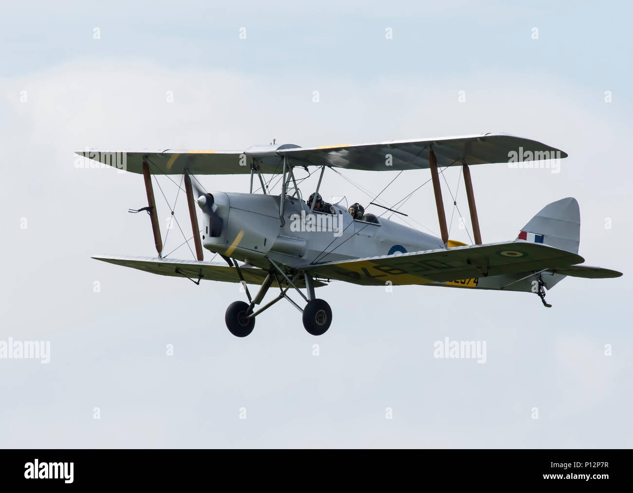 Tiger Moth Ebene Stockfoto