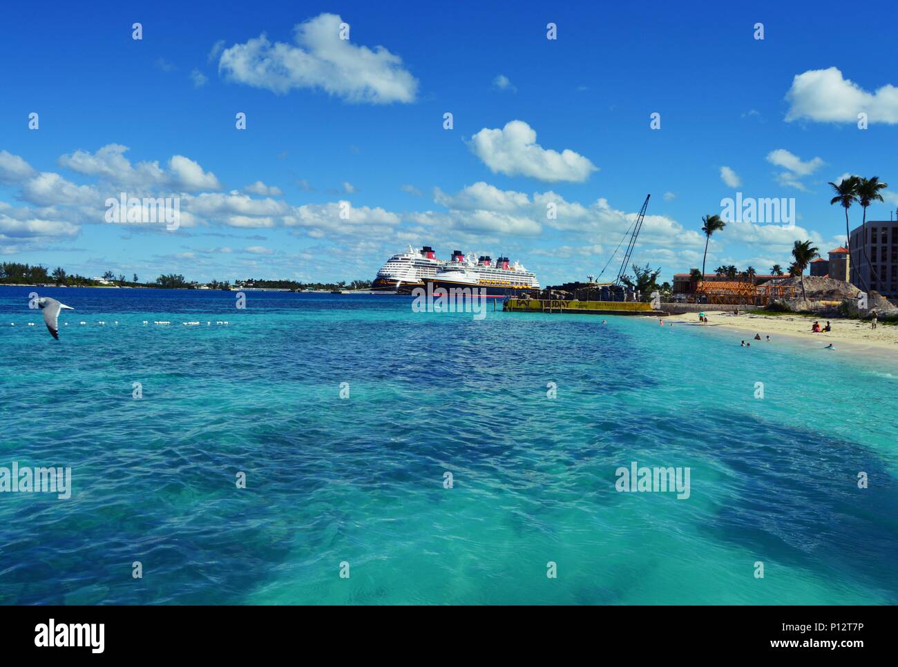 Karibik-Strand Stockfoto