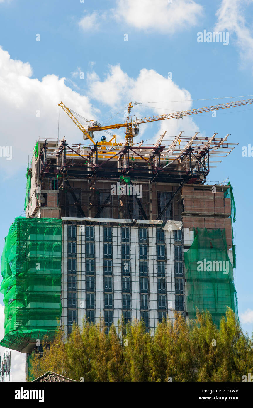 Die Baustelle. Bitte ähnliche Bilder in meinem Portfolio sehen. Stockfoto